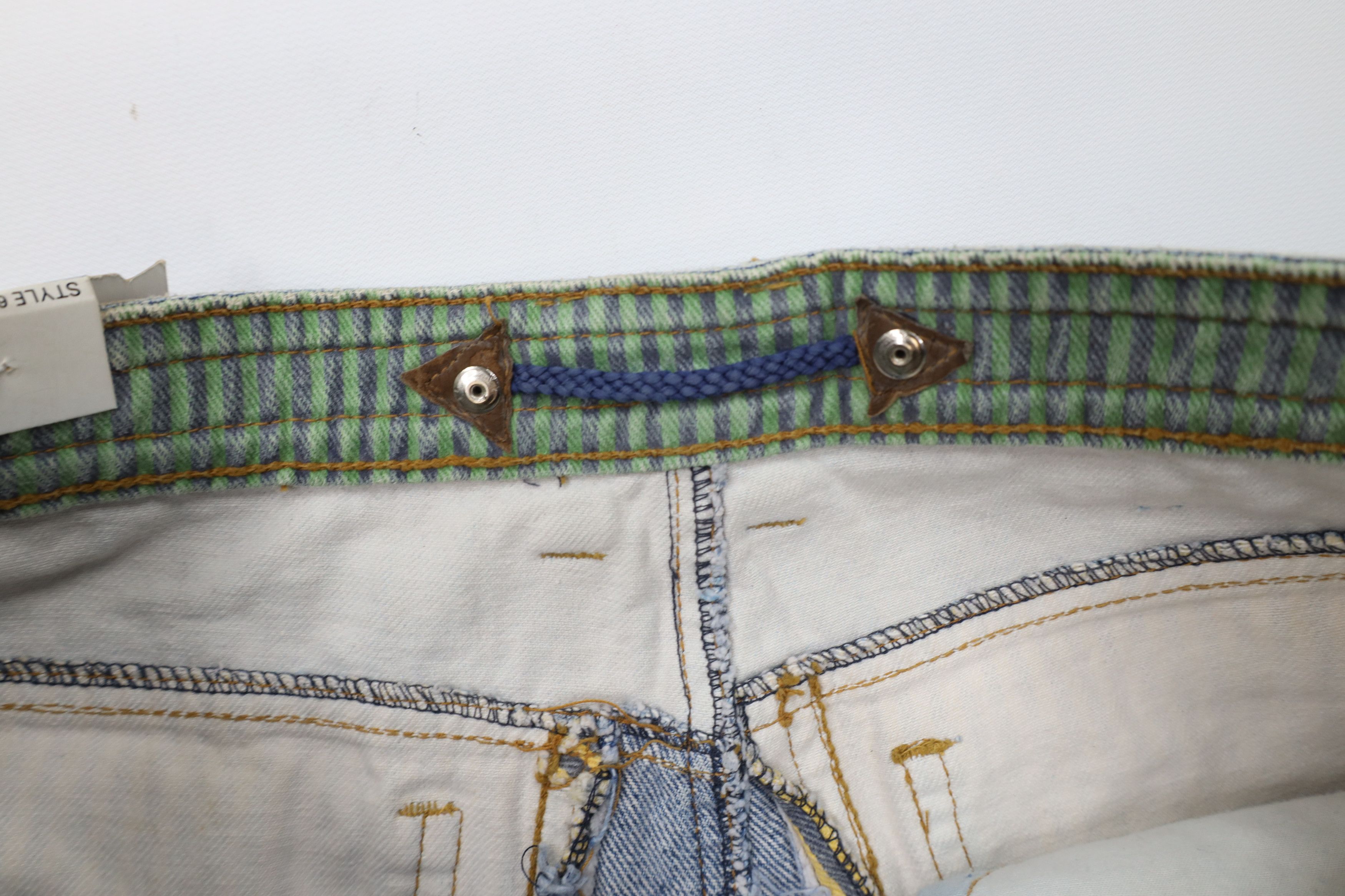 Vintage Deadstock Vintage 90s Streetwear Cuff Patch Skateboard Jeans Size US 33 - 13 Thumbnail