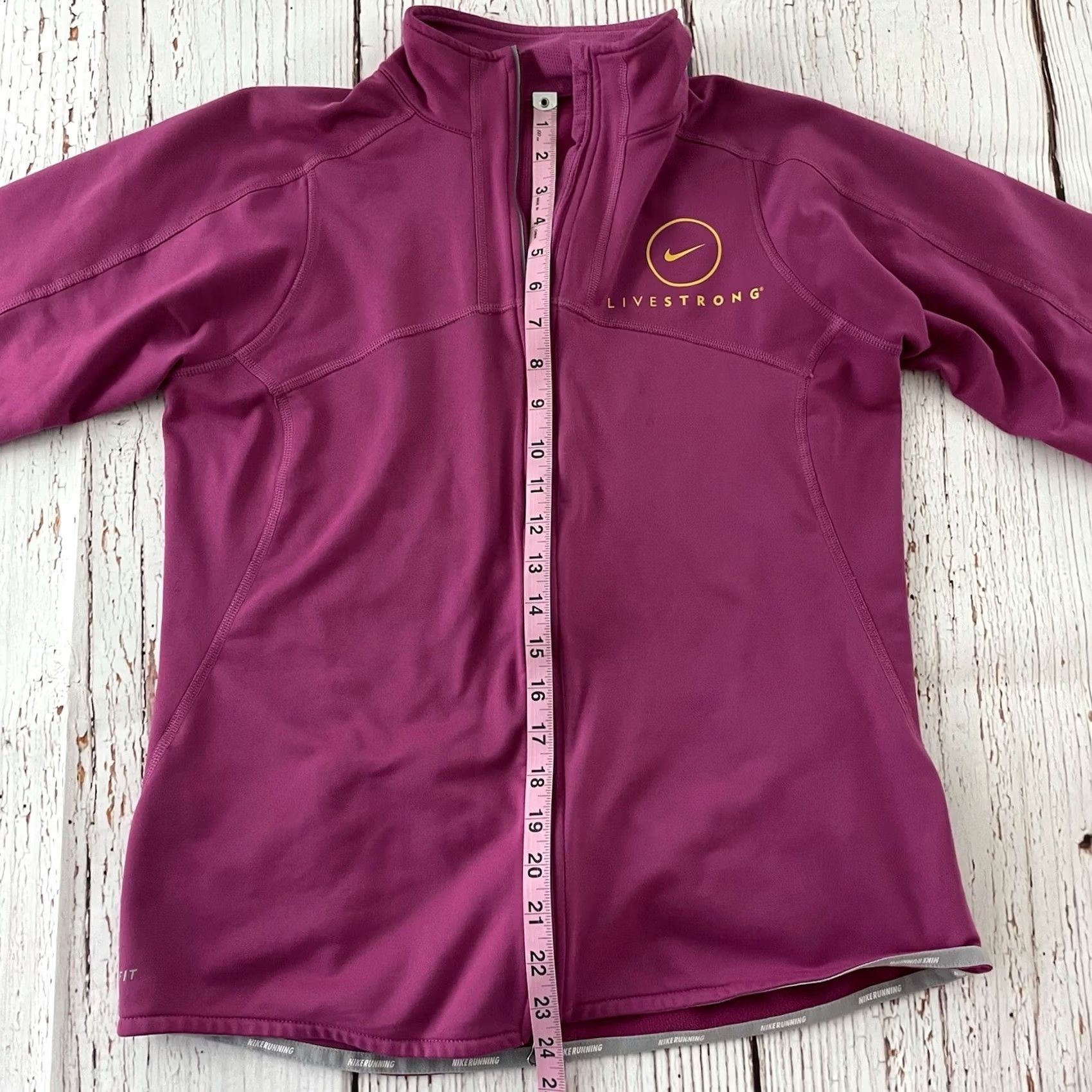Nike Nike Dri-FIT Full Zip Atheltic Jacket Womens M Pink Size M / US 6-8 / IT 42-44 - 7 Thumbnail