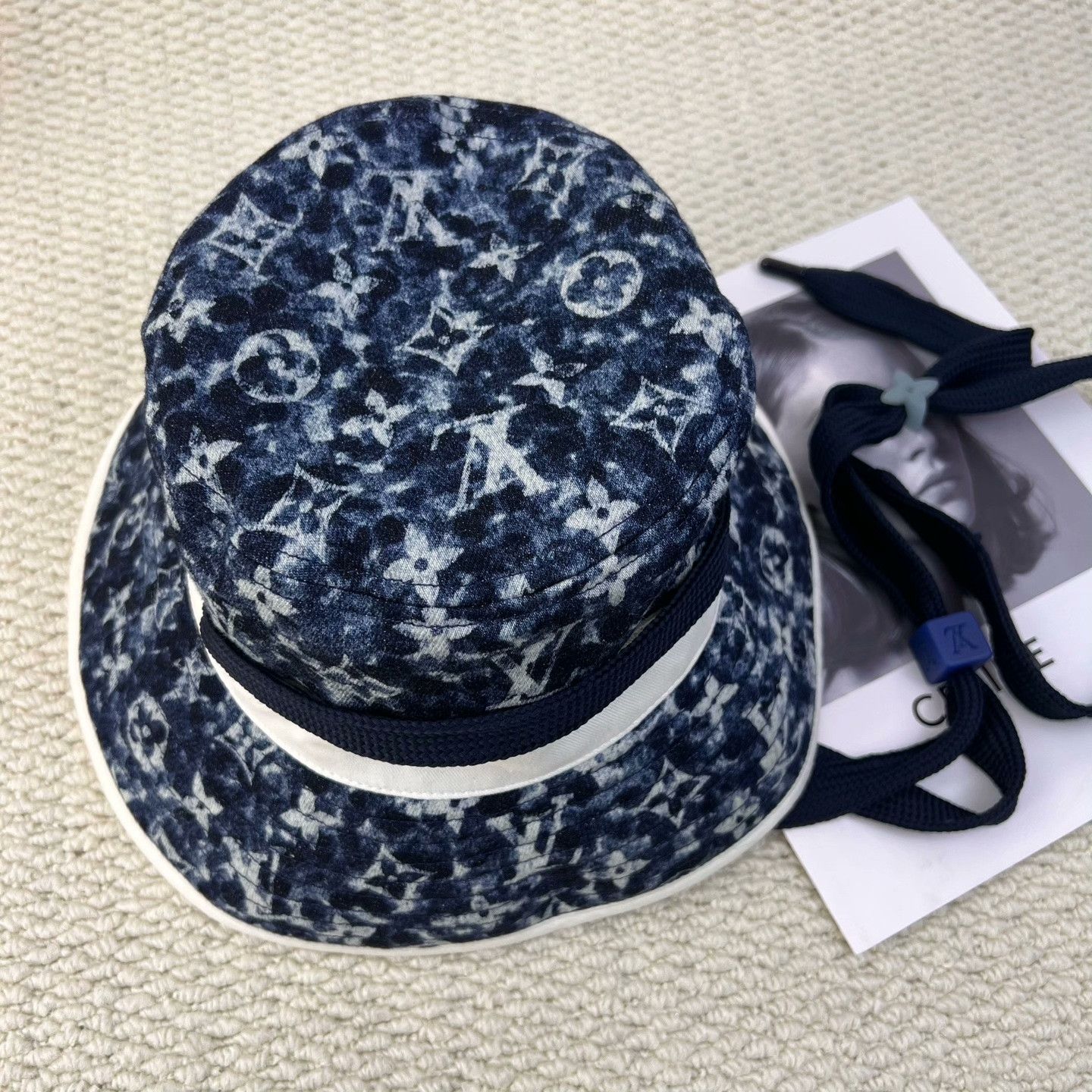 Louis Vuitton Louis Vuitton Printed Hat one size Men Size ONE SIZE - 1 Thumbnail