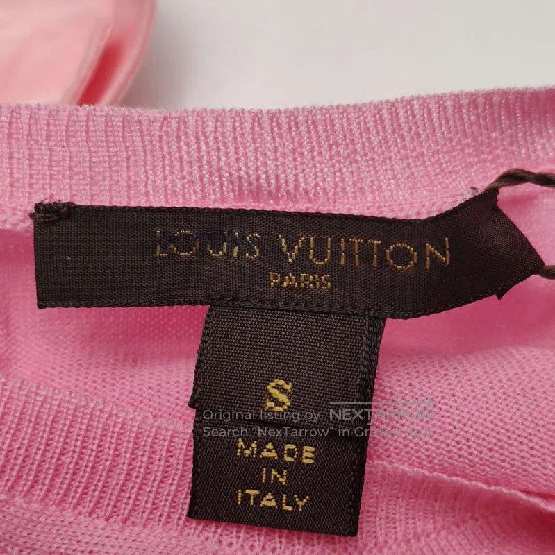 Louis Vuitton Louis Vuitton Pink Bow Detail Knit Top. Size US S / EU 44-46 / 1 - 5 Thumbnail