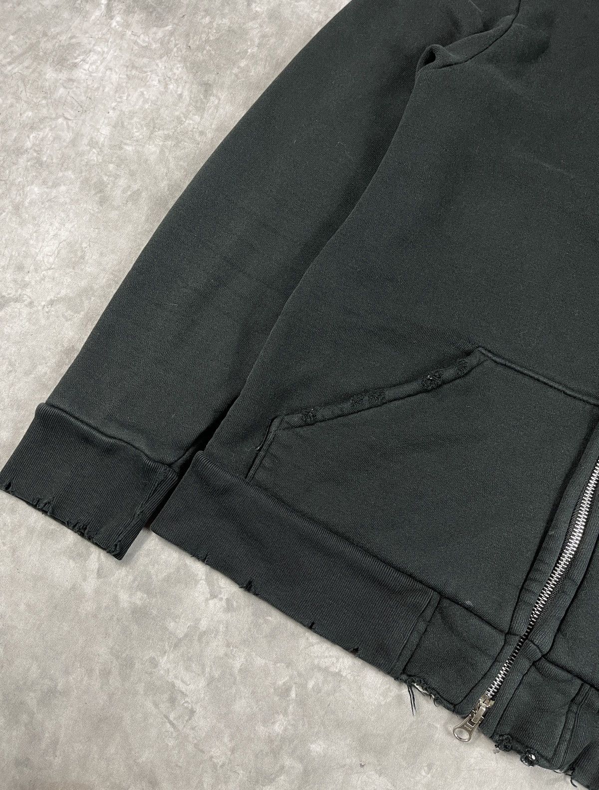 If Six Was Nine 2000s Vanquish Gold Japan Pullover Distressed Zip Up Hoodie Size US M / EU 48-50 / 2 - 4 Thumbnail