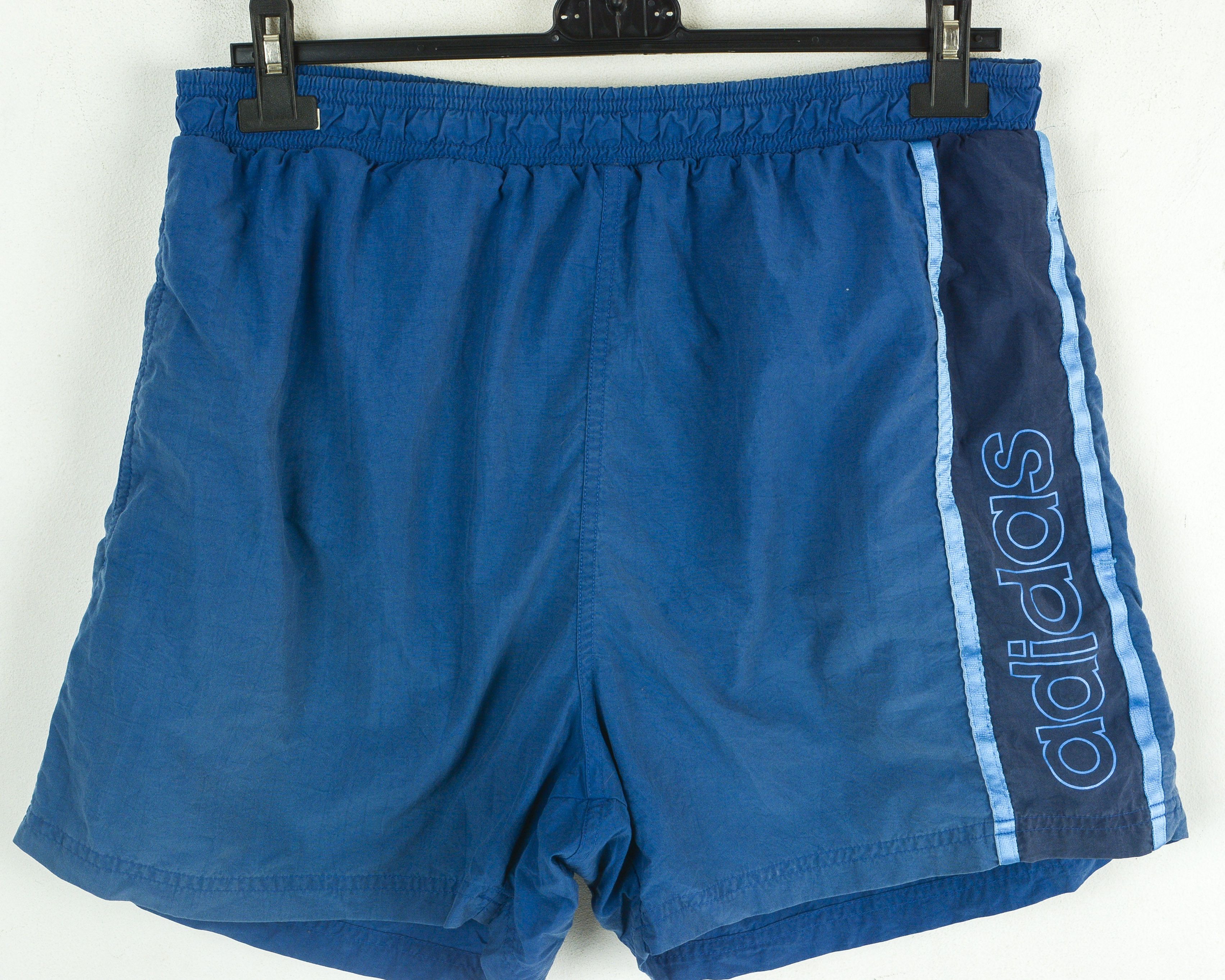 Adidas × Vintage Swim Trunks Shorts 90's Nylon L Retro Sport W34 W36 Pool Size US 34 / EU 50 - 2 Thumbnail