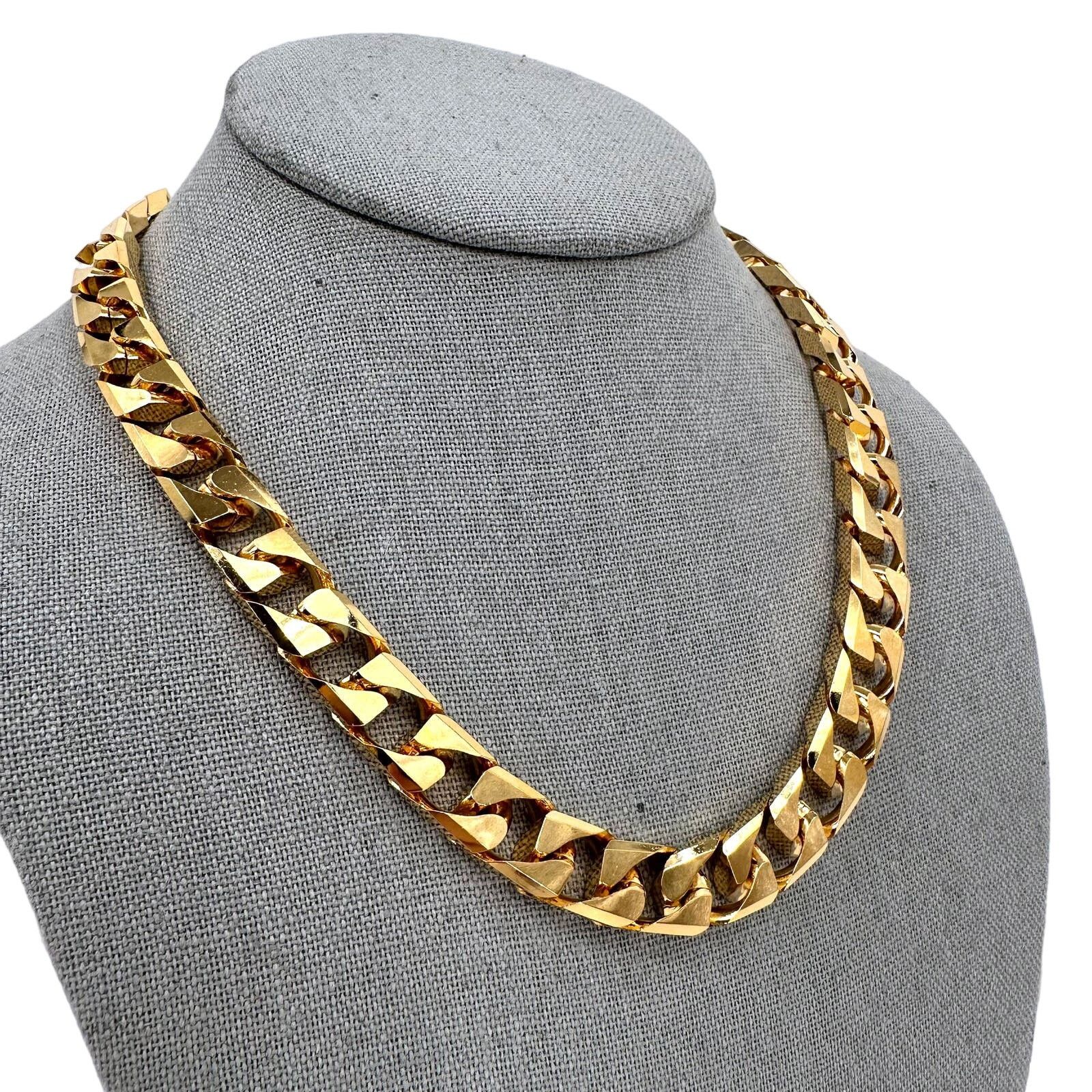 Other Soo Ihn Kim Heavy Chain Necklace Shiny Gold Tone 18 Inches Size ONE SIZE - 1 Thumbnail