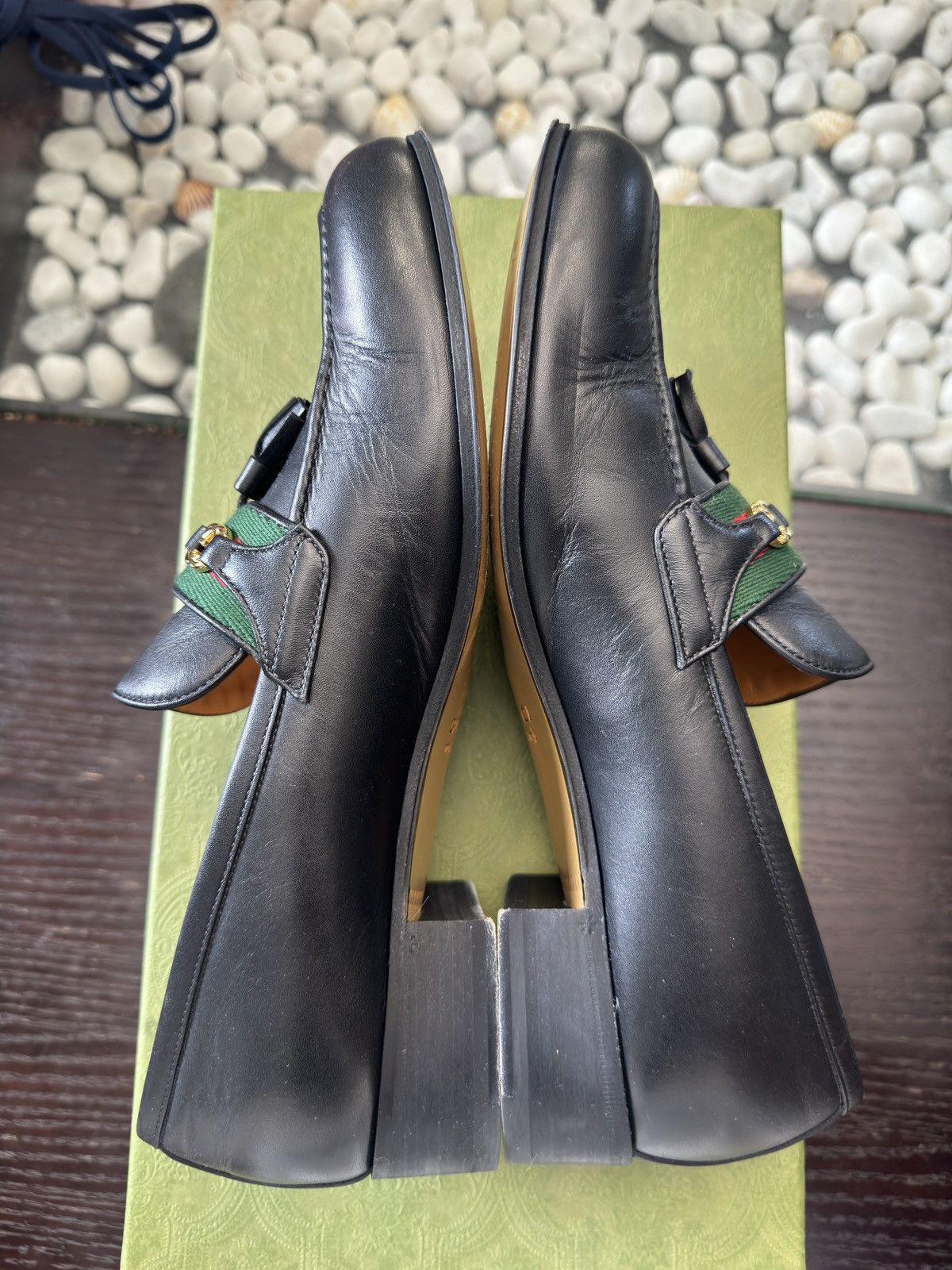 Gucci Gucci Web Stipe Loafers Size US 7 / EU 40 - 2 Thumbnail
