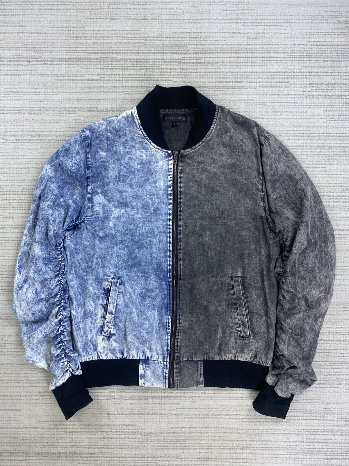 In The Attic × Vintage Rare Vintage In The Attic Two Colour Denim Zipper Jacket Size US M / EU 48-50 / 2 - 5 Thumbnail