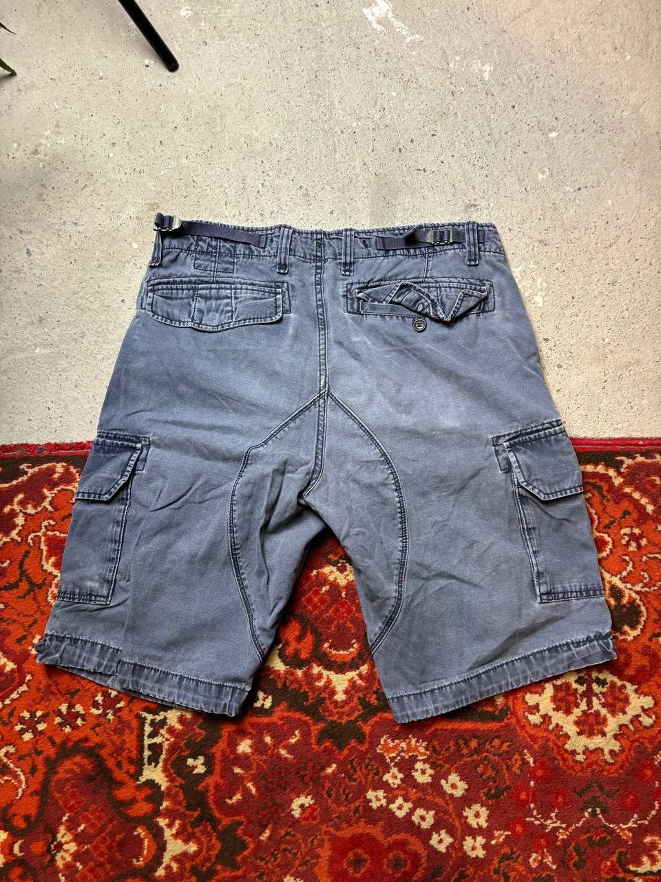 Jack & Jones × Vintage Vintage Y2K Jake Jones Cargo Mikitary Style Shorts Size US 33 - 11 Thumbnail