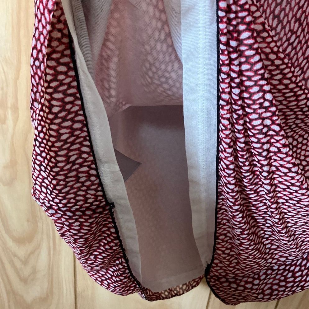 Worthington Worthington Red White Polka Dot Ruffled Sleeveless Blouse XL Size XL / US 12-14 / IT 48-50 - 6 Thumbnail