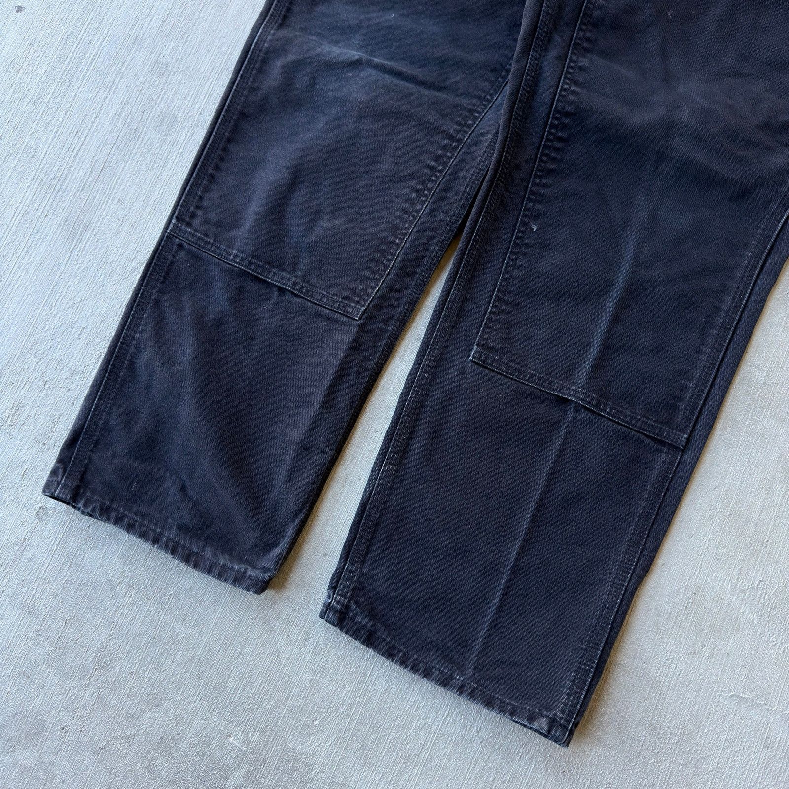Carhartt × Vintage Carhartt black double knee work wear carpenter pants Size US 36 / EU 52 - 3 Thumbnail