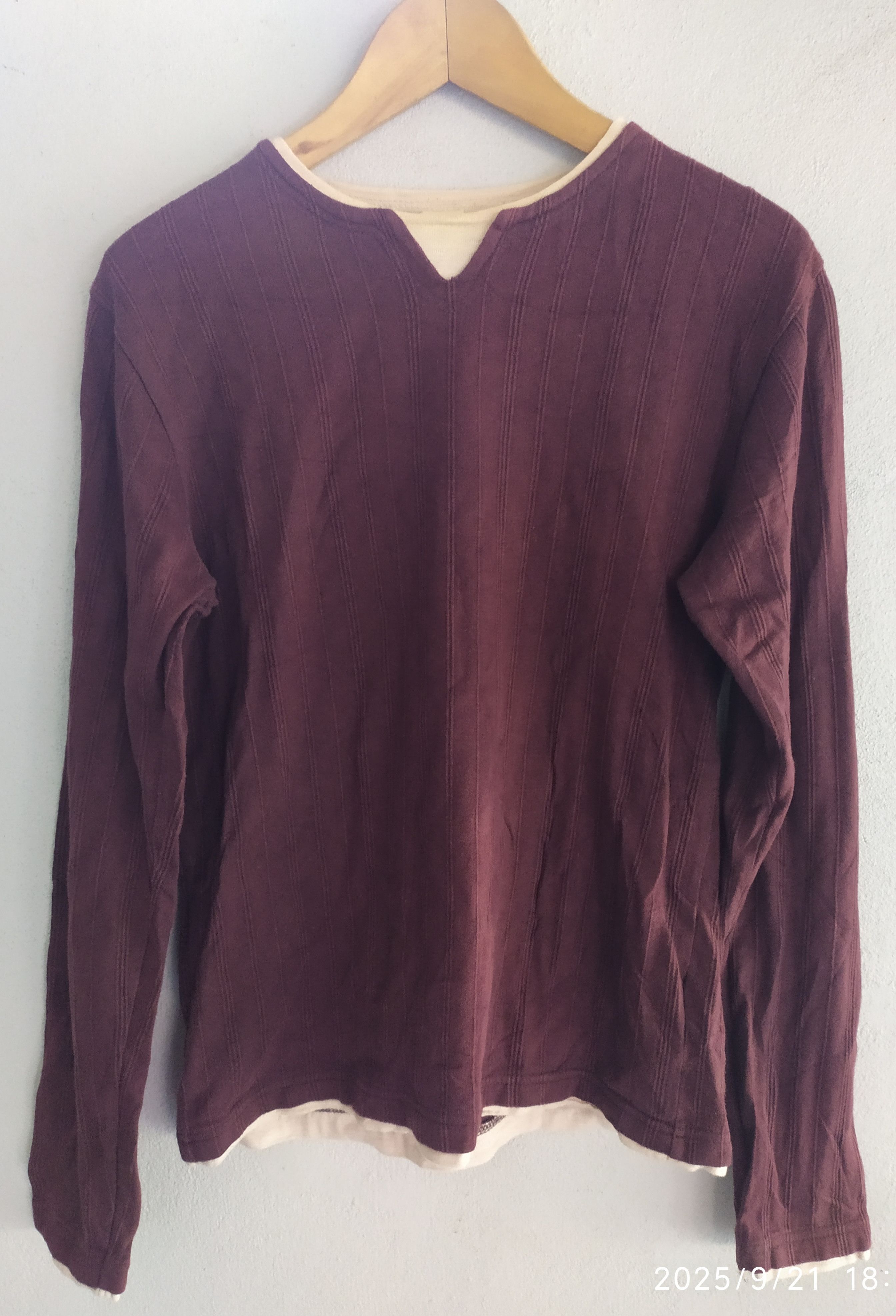 If Six Was Nine Vintage Y2K Japanese double layer Long slevee Shirt Size US M / EU 48-50 / 2 - 1 Thumbnail