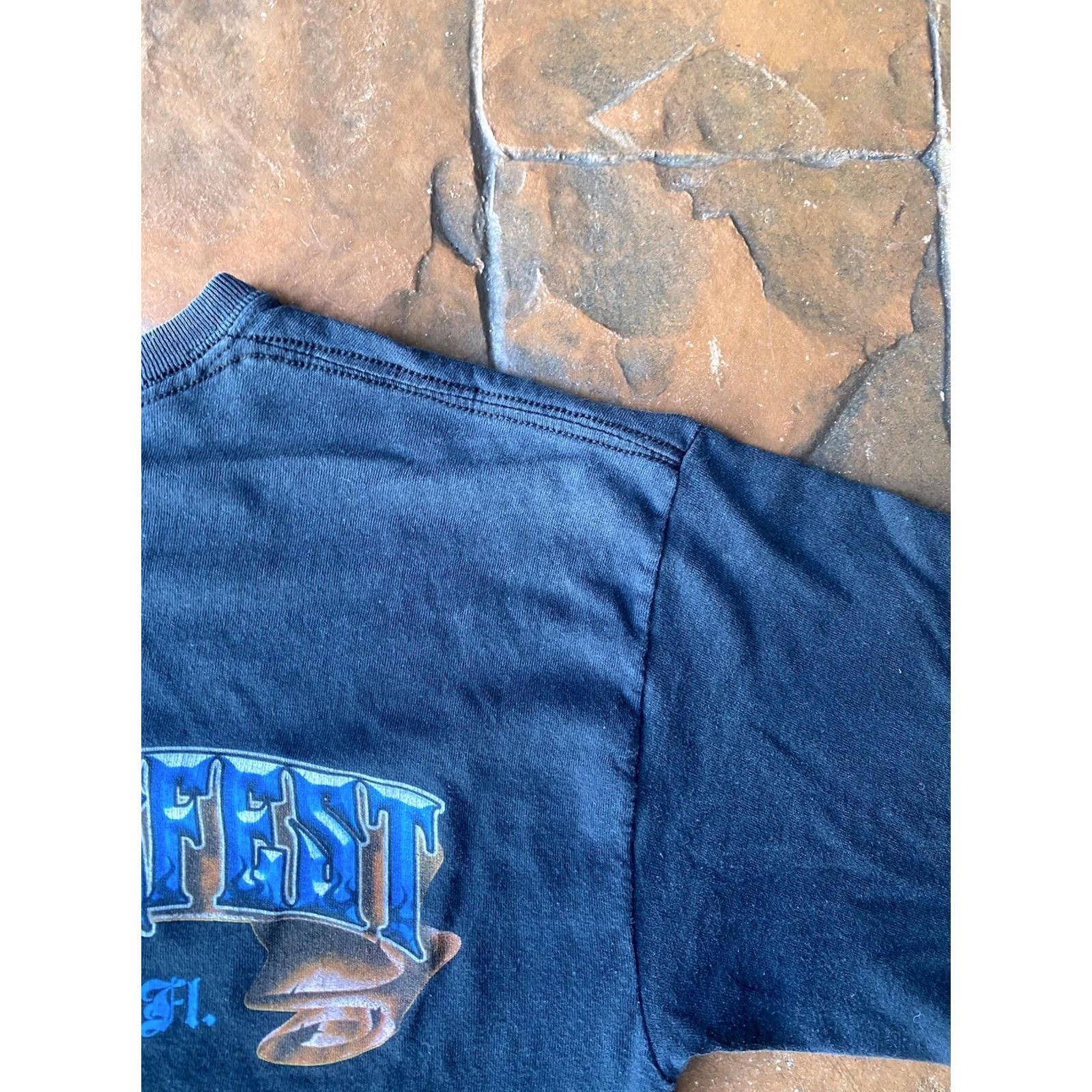 Gildan VINTAGE Y2K Biketoberfest Daytona Beach T Shirt Large Biker Motorcycle Shirt Mens Size US L / EU 52-54 / 3 - 7 Thumbnail