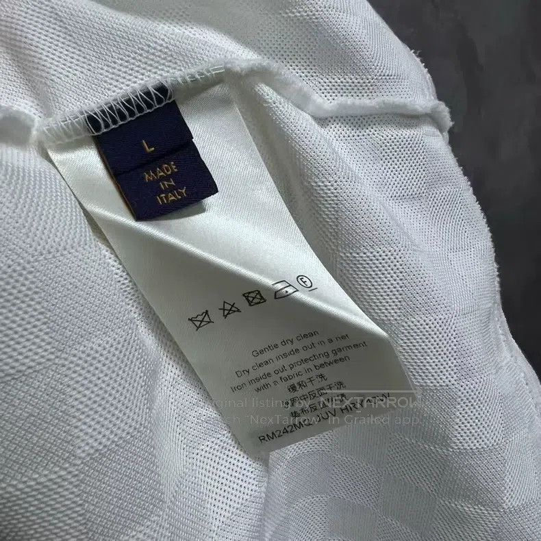 Louis Vuitton Louis Vuitton 24 White Letter Embroidered Crew Neck Pullov Size US L / EU 52-54 / 3 - 3 Thumbnail