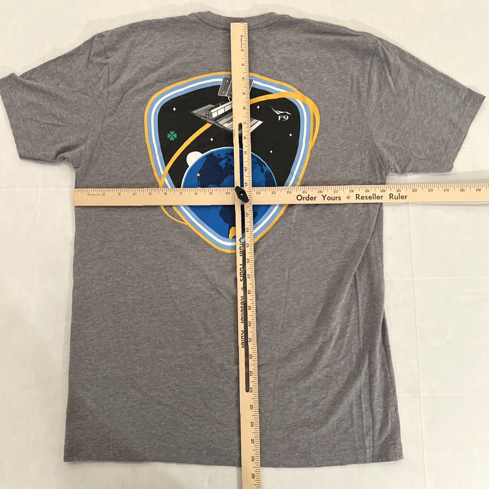 Logo 7 VINTAGE SpaceX SAOCOM 1A Logo Shirt L Gray Mens Short Sleeve Cotton Graphic Tee Size US L / EU 52-54 / 3 - 6 Thumbnail