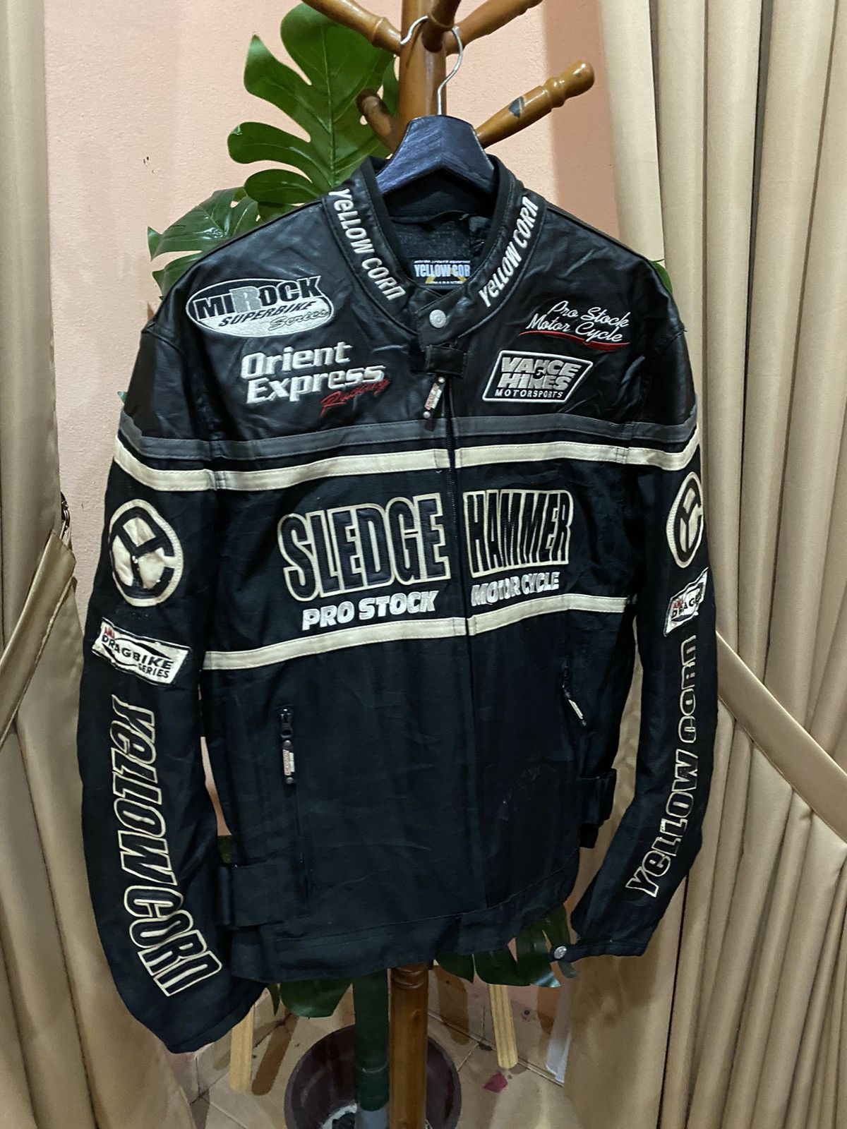 YELLOW CORN YELLOW CORN BIKERS JACKET Size US XL / EU 56 / 4 - 5 Thumbnail