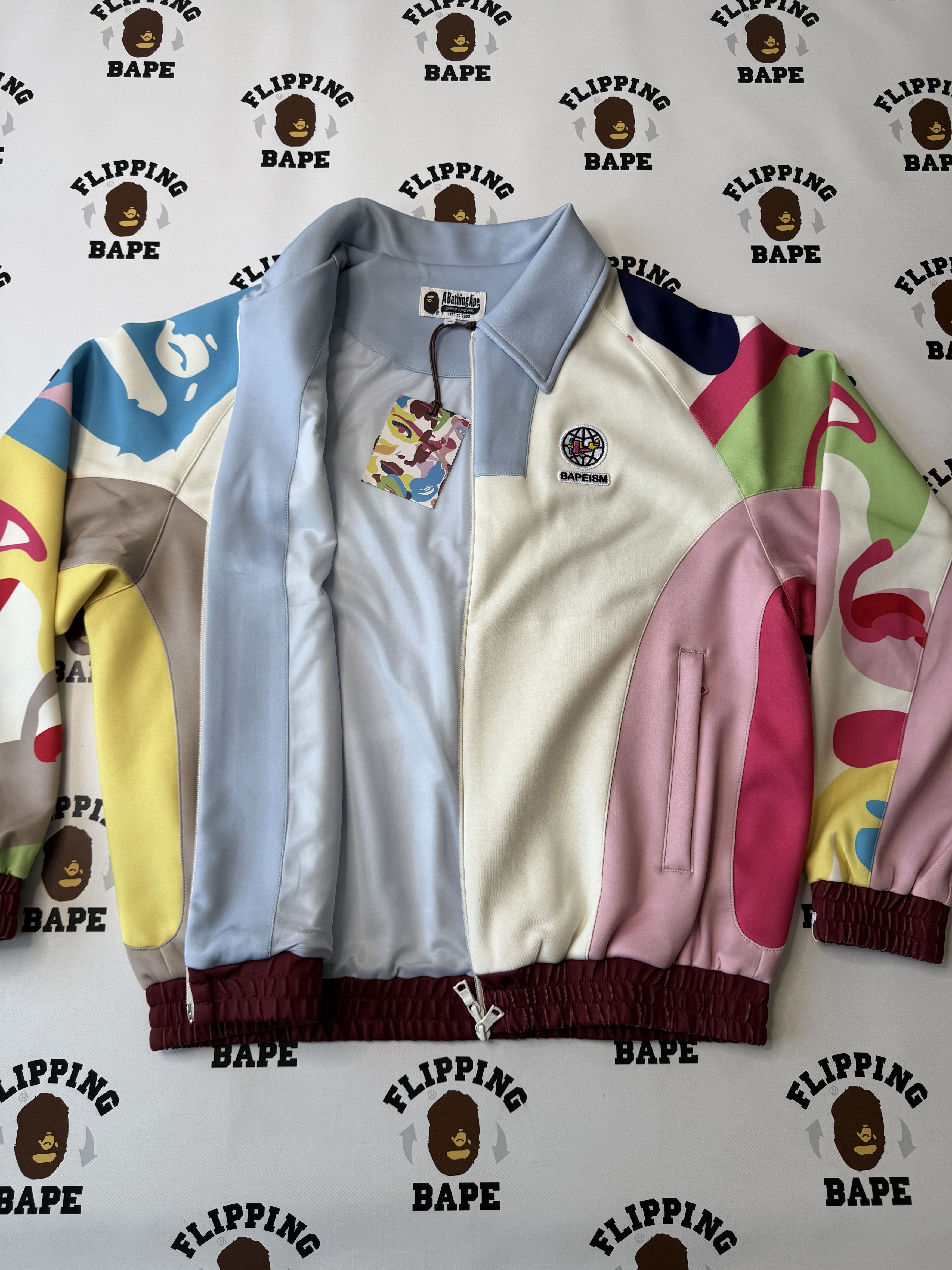 Bape × KidSuper BAPE X KIDSUPER PATCHWORK TRACK JACKET Size US M / EU 48-50 / 2 - 6 Thumbnail