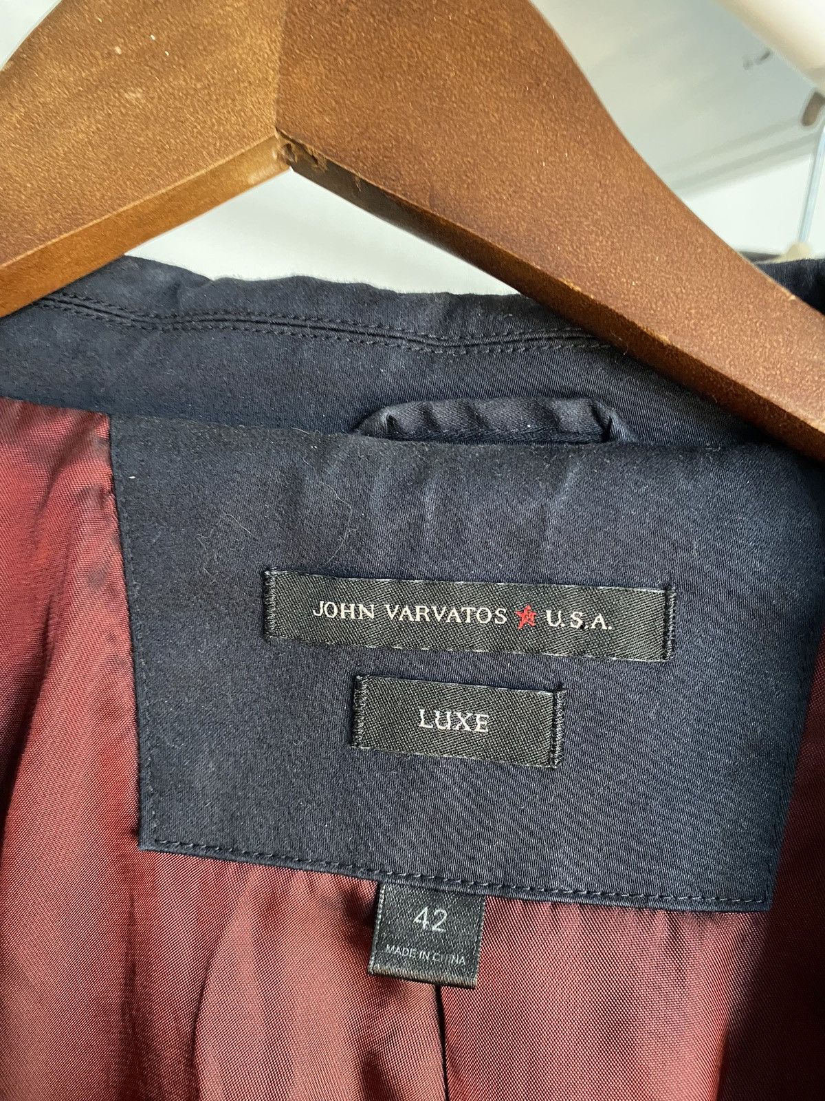 John Varvatos John Varvatos Star USA Navy Blazer Size US L / EU 52-54 / 3 - 3 Thumbnail