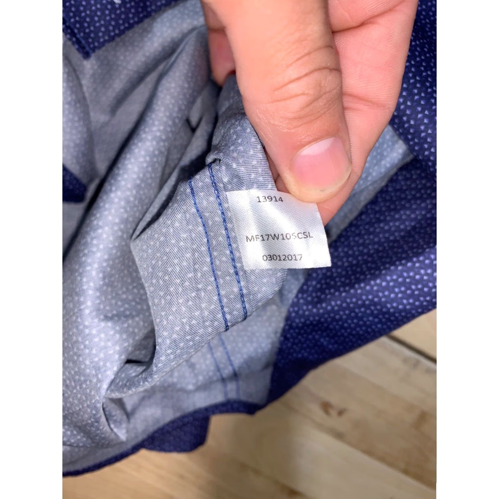 Peter Millar Peter Millar Button-Up Shirt Mens M Blue Casual Long Sleeve Button-Up, Regular Fit, Cotton, All Seasons, Breathable, Easy Care, Classic Theme Size US M / EU 48-50 / 2 - 3 Thumbnail