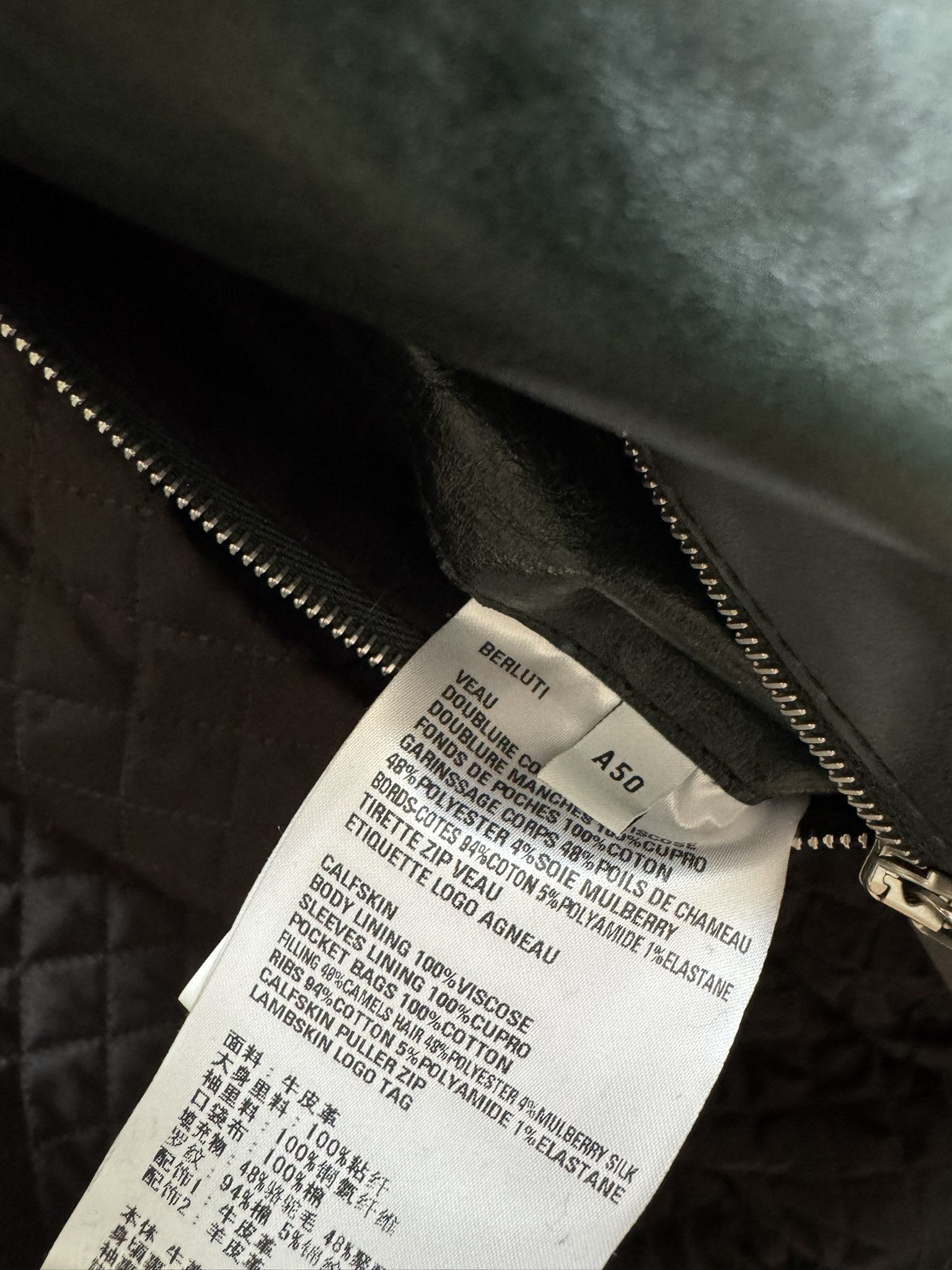 Berluti Berluti Patina Leather Flight Jacket - Deep Green - EU 50 Size US M / EU 48-50 / 2 - 7 Thumbnail