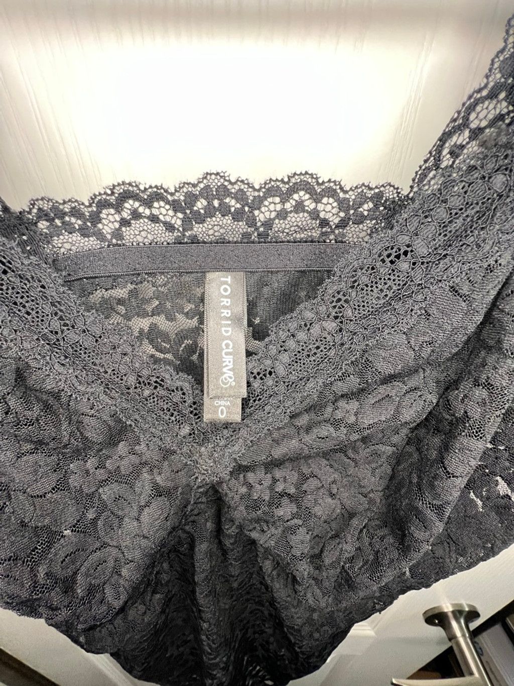 Torrid Torrid Sheer Floral Lace Sleeveless Lingerie Tank Top Size L / US 10 / IT 46 - 4 Thumbnail