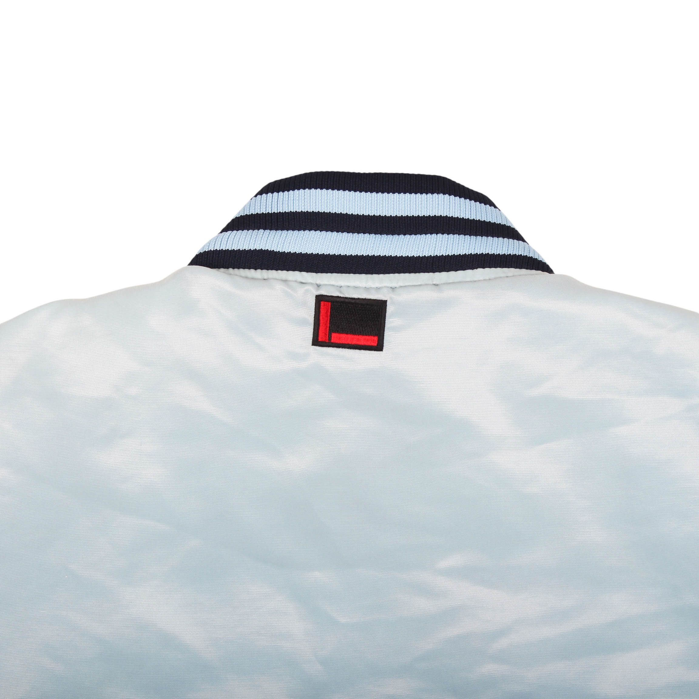 Fubu FUBU Varsity Jacket 90s Y2K Bomber Light Blue 05 League Size US XL / EU 56 / 4 - 5 Thumbnail