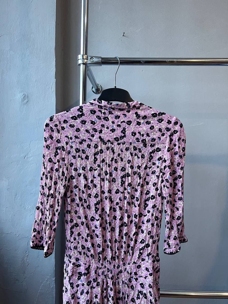 Zadig & Voltaire ZADIG&VOLTAIRE RASPAIL PRINT PINK FLOWERS ART DRESS SIZE S Size S / US 4 / IT 40 - 12 Thumbnail