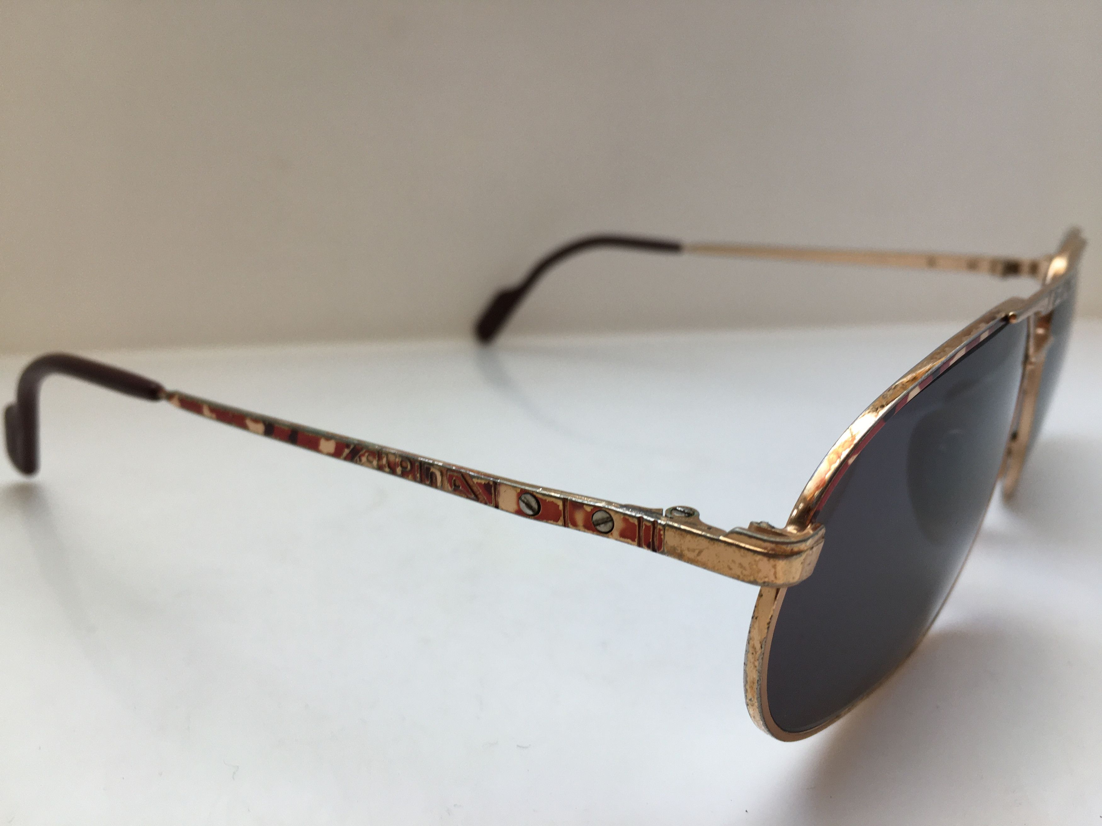 Vintage Vintage Alpina Aviator Sunglasses Frame Pilot Size ONE SIZE - 2 Thumbnail
