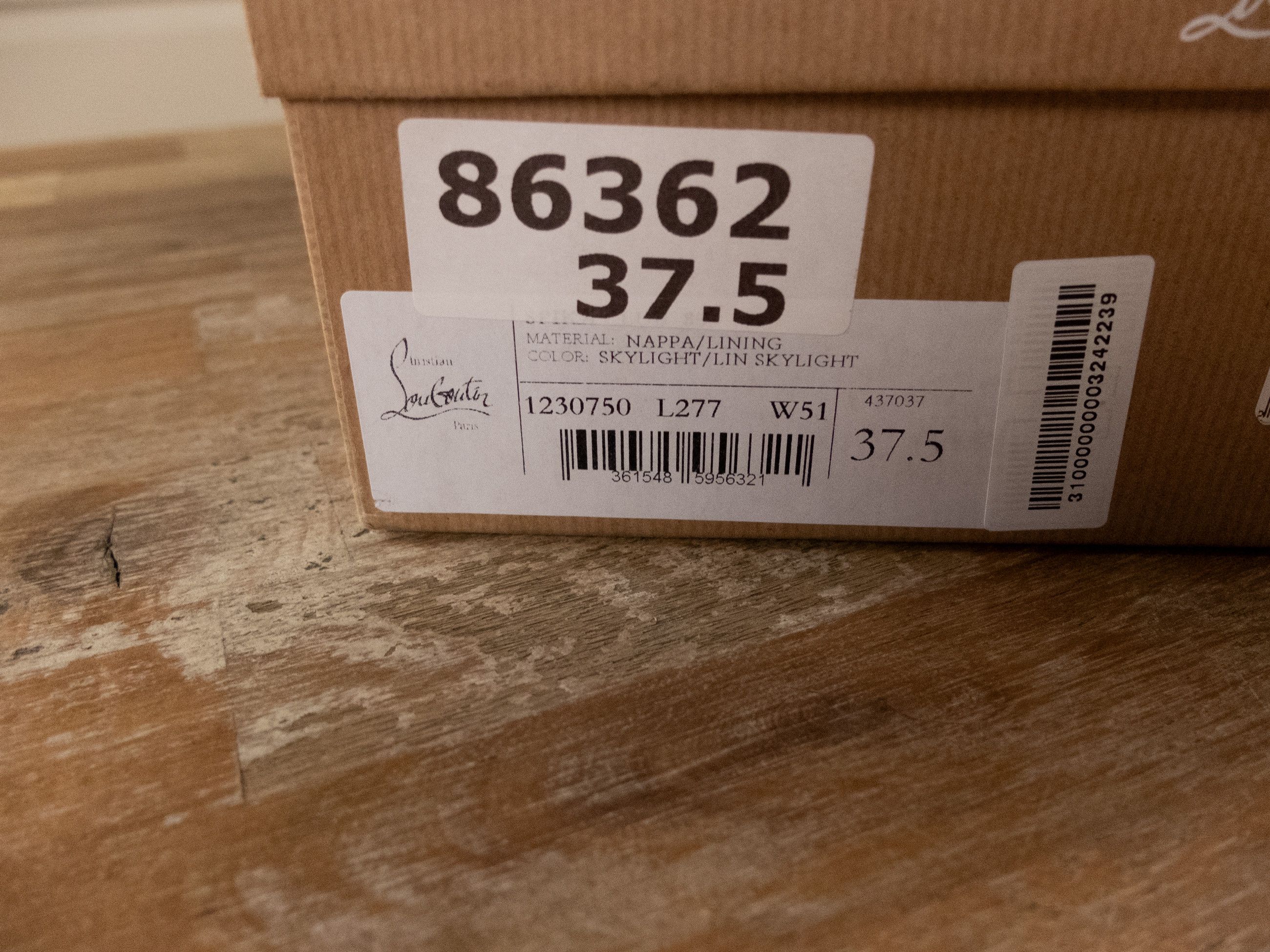 Christian Louboutin CHRISTIAN LOUBOUTIN Spika Club lavender leather mule sandals Size US 7.5 / IT 37.5 - 12 Thumbnail