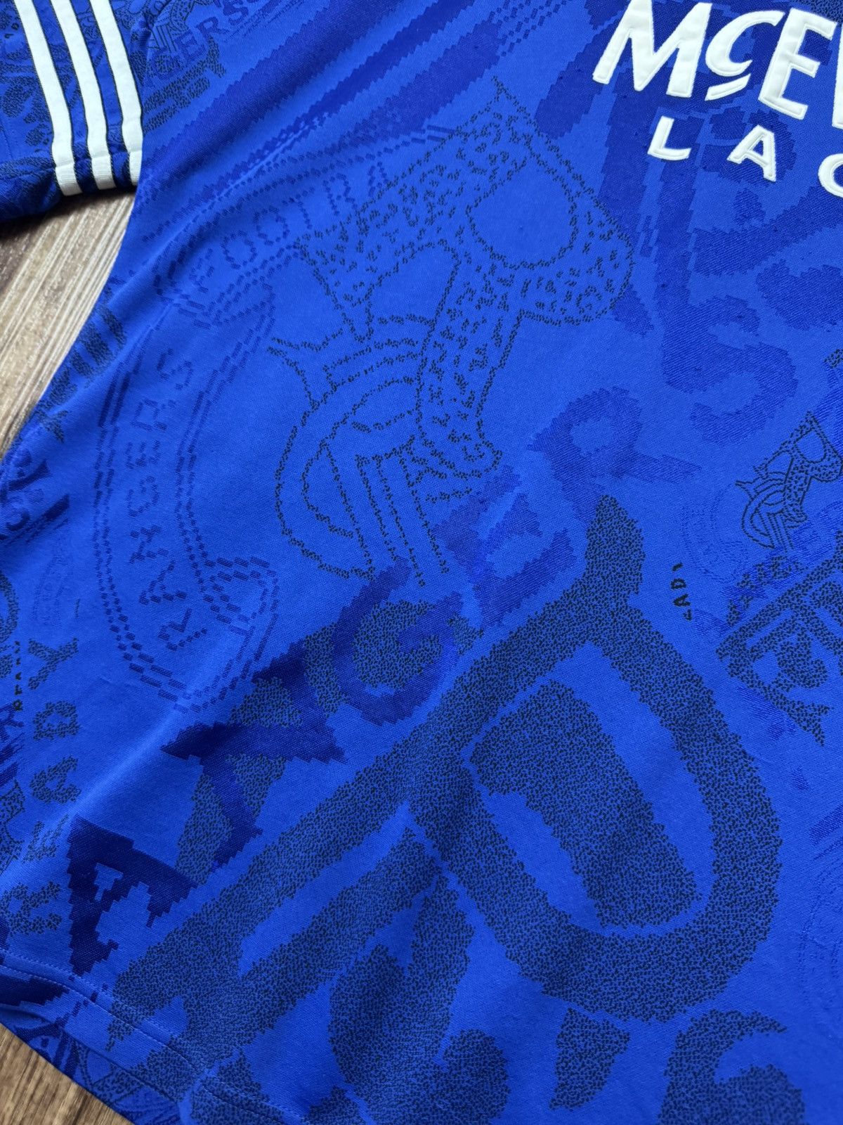Adidas VINTAGE RARE ADIDAS RANGERS 94-96 HOME FOOTBALL JERSEY Size US XL / EU 56 / 4 - 5 Thumbnail
