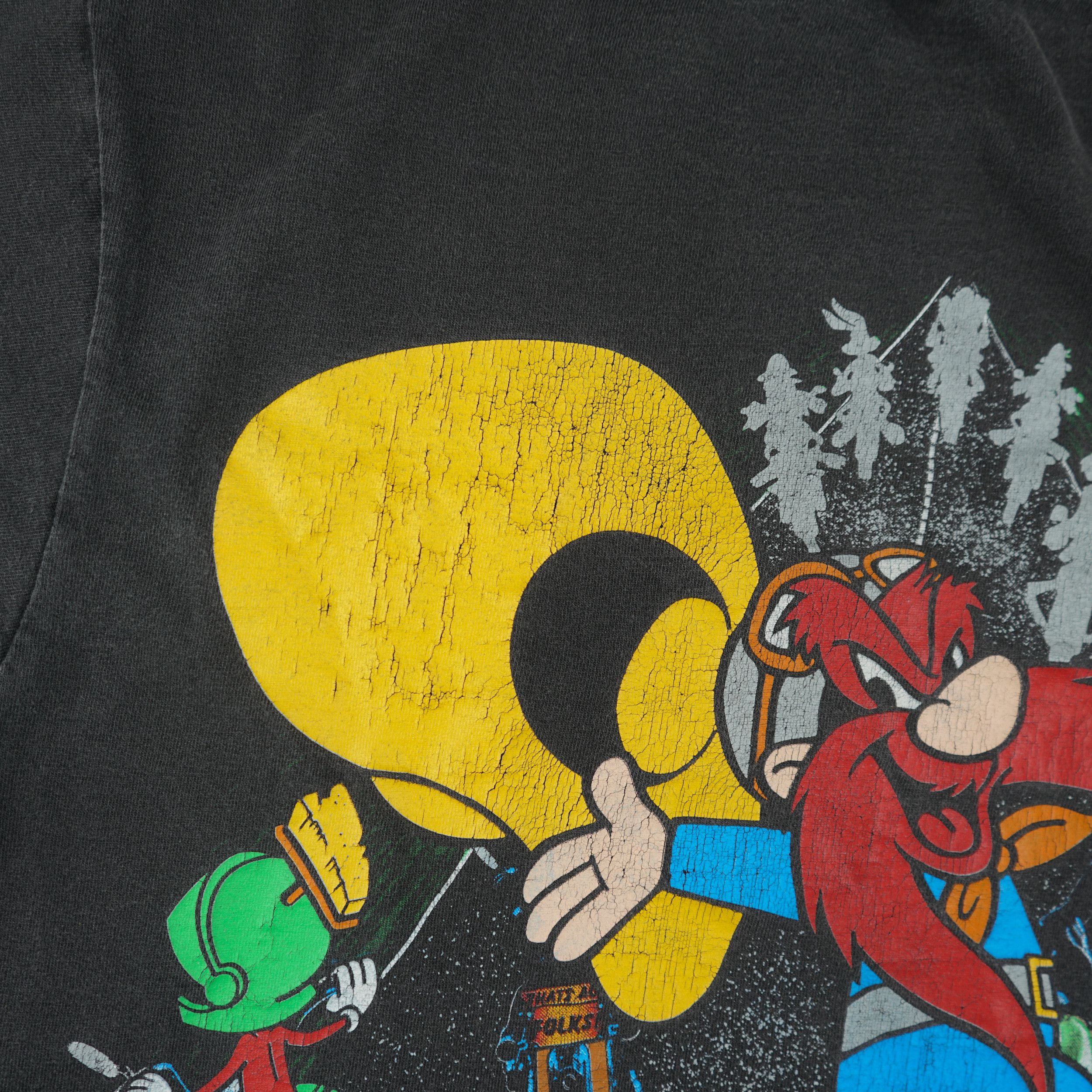 Vintage × Warner Bros Vintage Looney Tunes Motorcyclists T Shirt Size US S / EU 44-46 / 1 - 8 Thumbnail