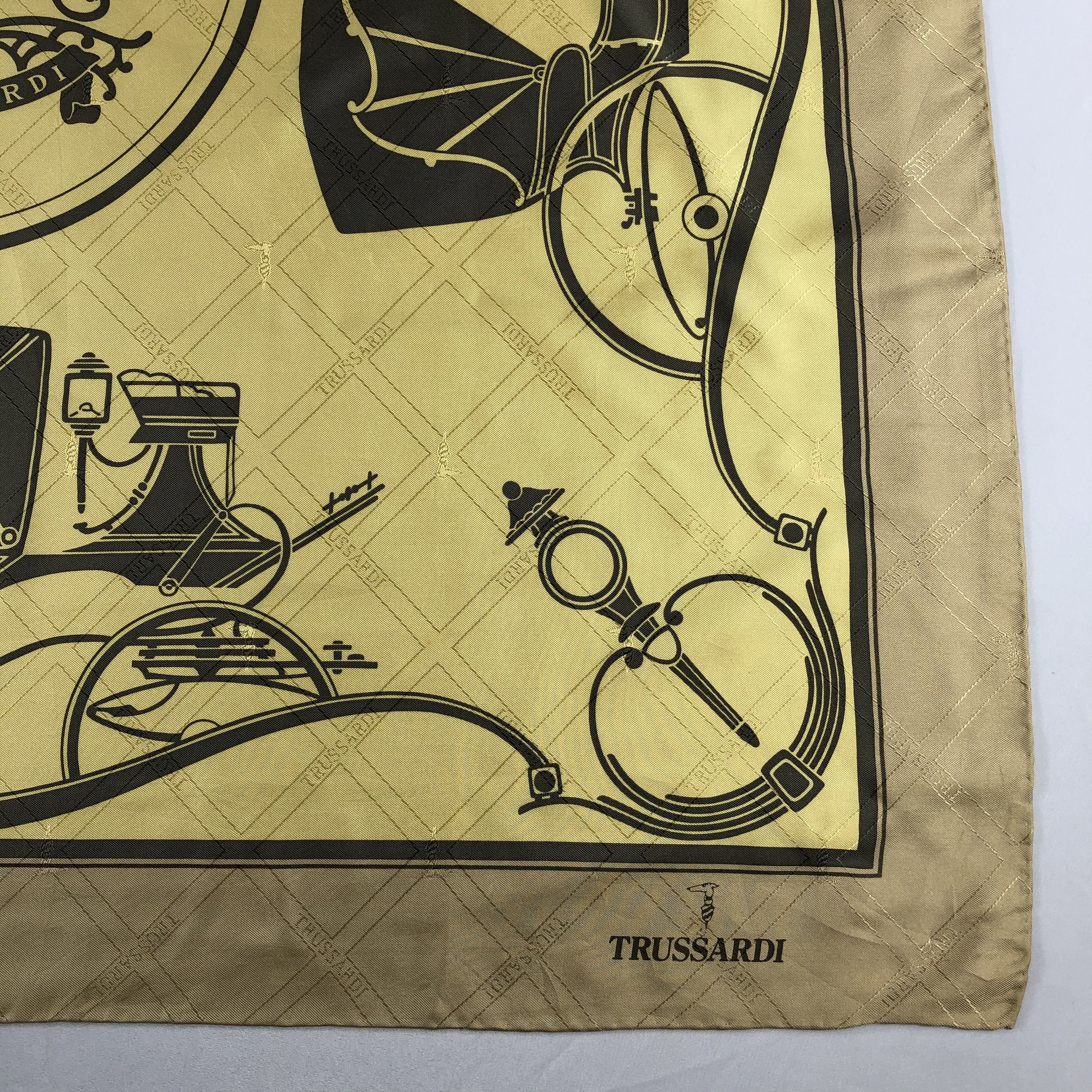 Trussardi Vintage Trussardi Silk Scarf Size ONE SIZE - 4 Thumbnail
