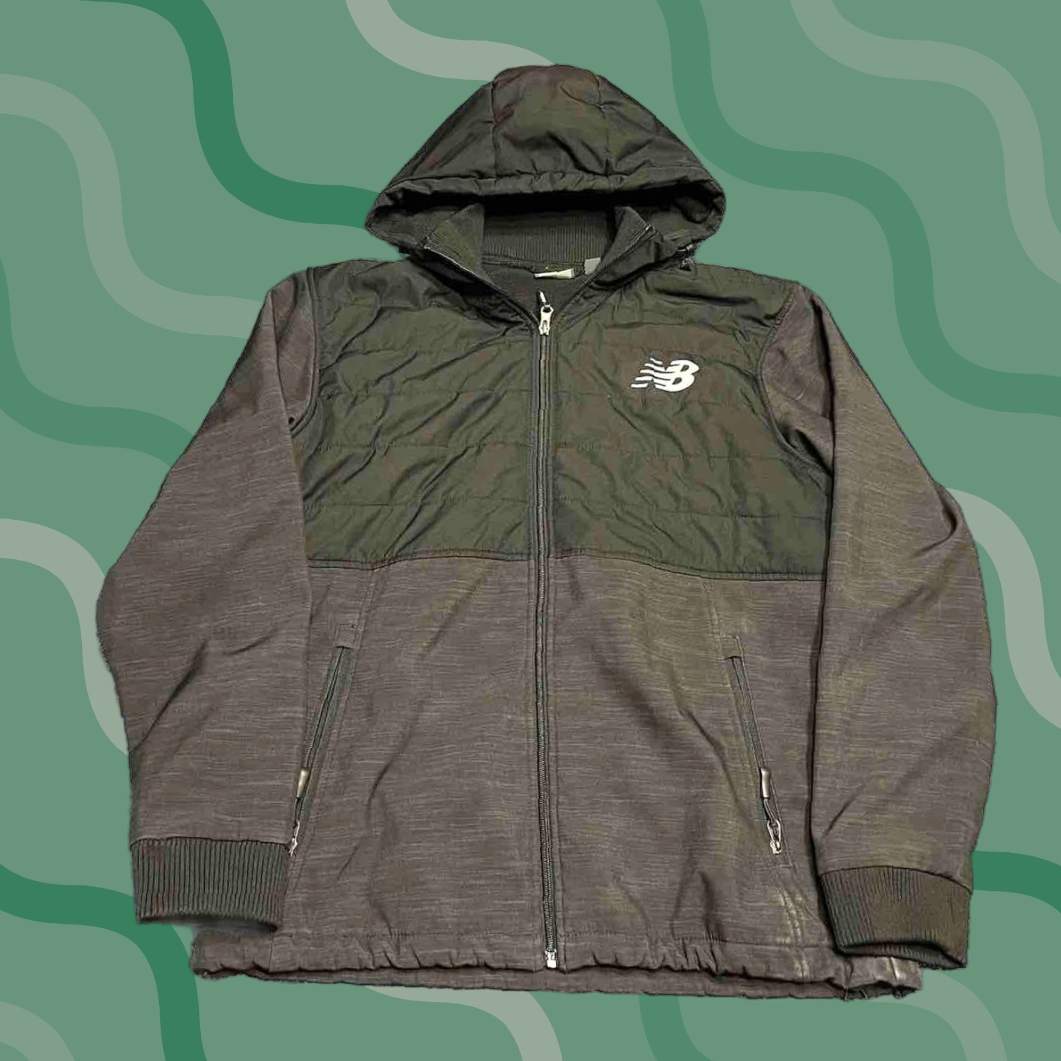 New Balance New Balance Full Zip Hoodie Jacket Black Coat Black Panther Balance RN130893 M Regular Unisex Adults Jacket Size US M / EU 48-50 / 2 - 1 Thumbnail