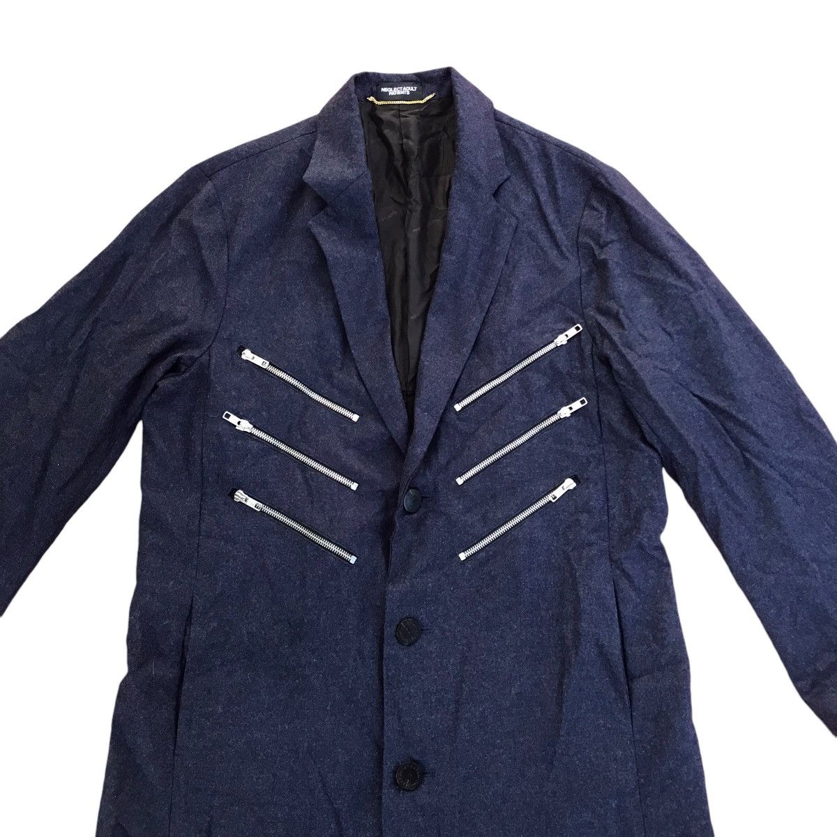 14th Addiction × If Six Was Nine × Le Grande Bleu (L.G.B.) VINTAGE JAPANESE NEGLECT ADULT PATIENTS LONG JACKET Size US M / EU 48-50 / 2 - 3 Thumbnail
