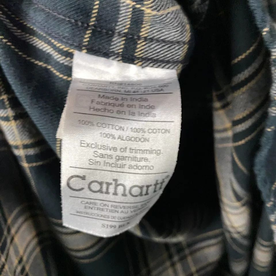 Carhartt Carhartt Flannel Shirt Men's XL Button Up Plaid Workwear Size US XL / EU 56 / 4 - 9 Thumbnail