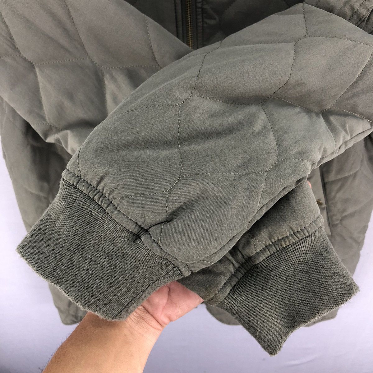 Japanese Brand Vintage Japanese Brand Spinkle Quilted Zipper Long Jacket Size US S / EU 44-46 / 1 - 10 Thumbnail