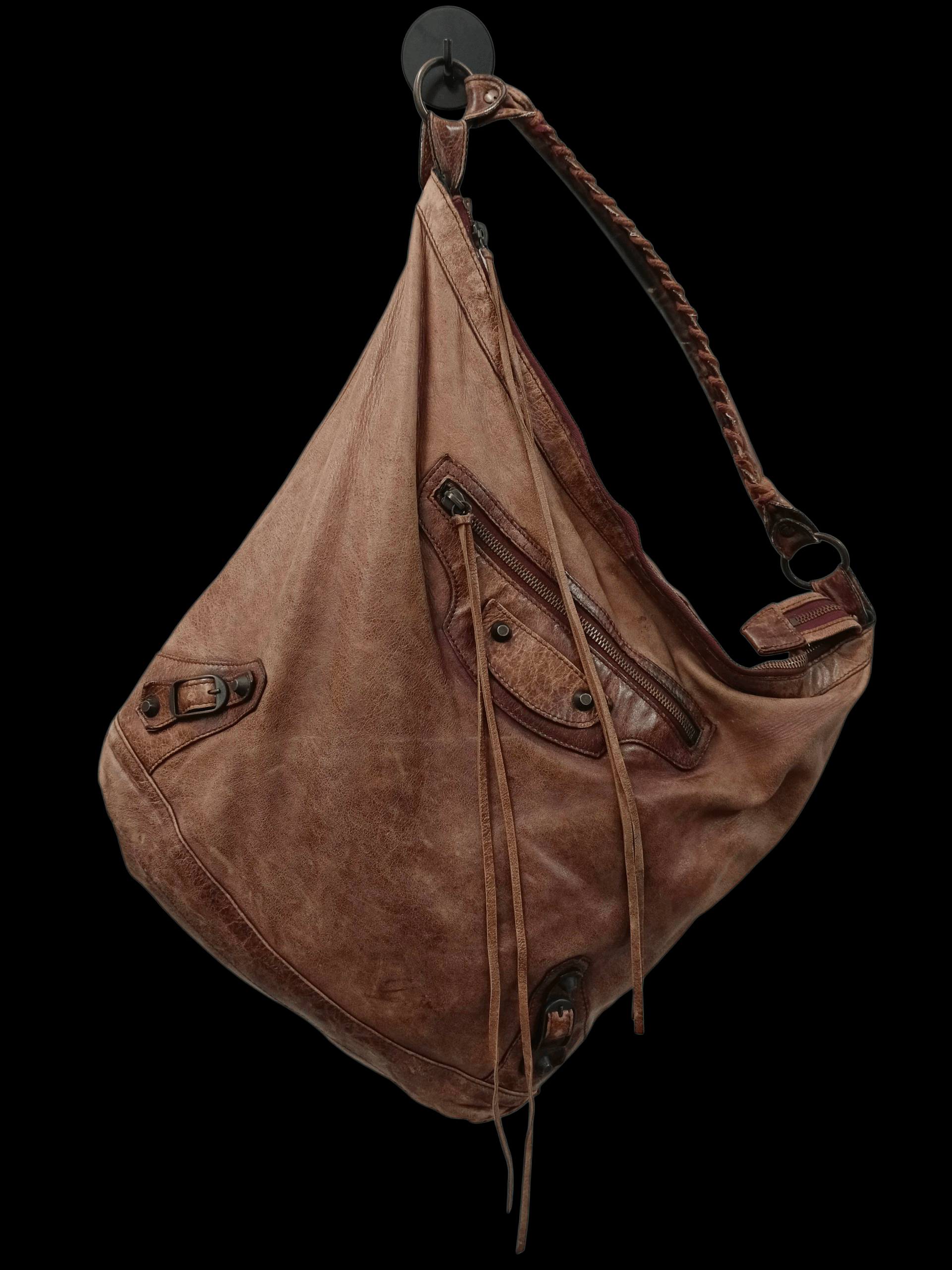 Balenciaga Balenciaga Motocross Classic Day Hobo Bag Size ONE SIZE - 1 Thumbnail