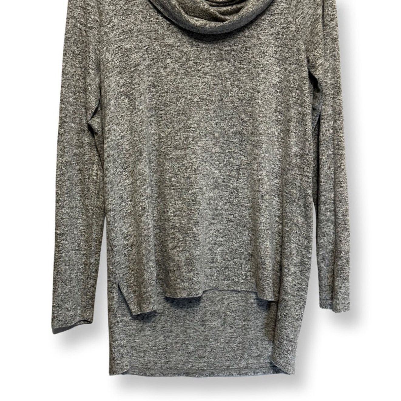 Other Gibson Tunic Top Gray Marled Convertible Neck Hi Low XS New Size XS / US 0-2 / IT 36-38 - 3 Thumbnail