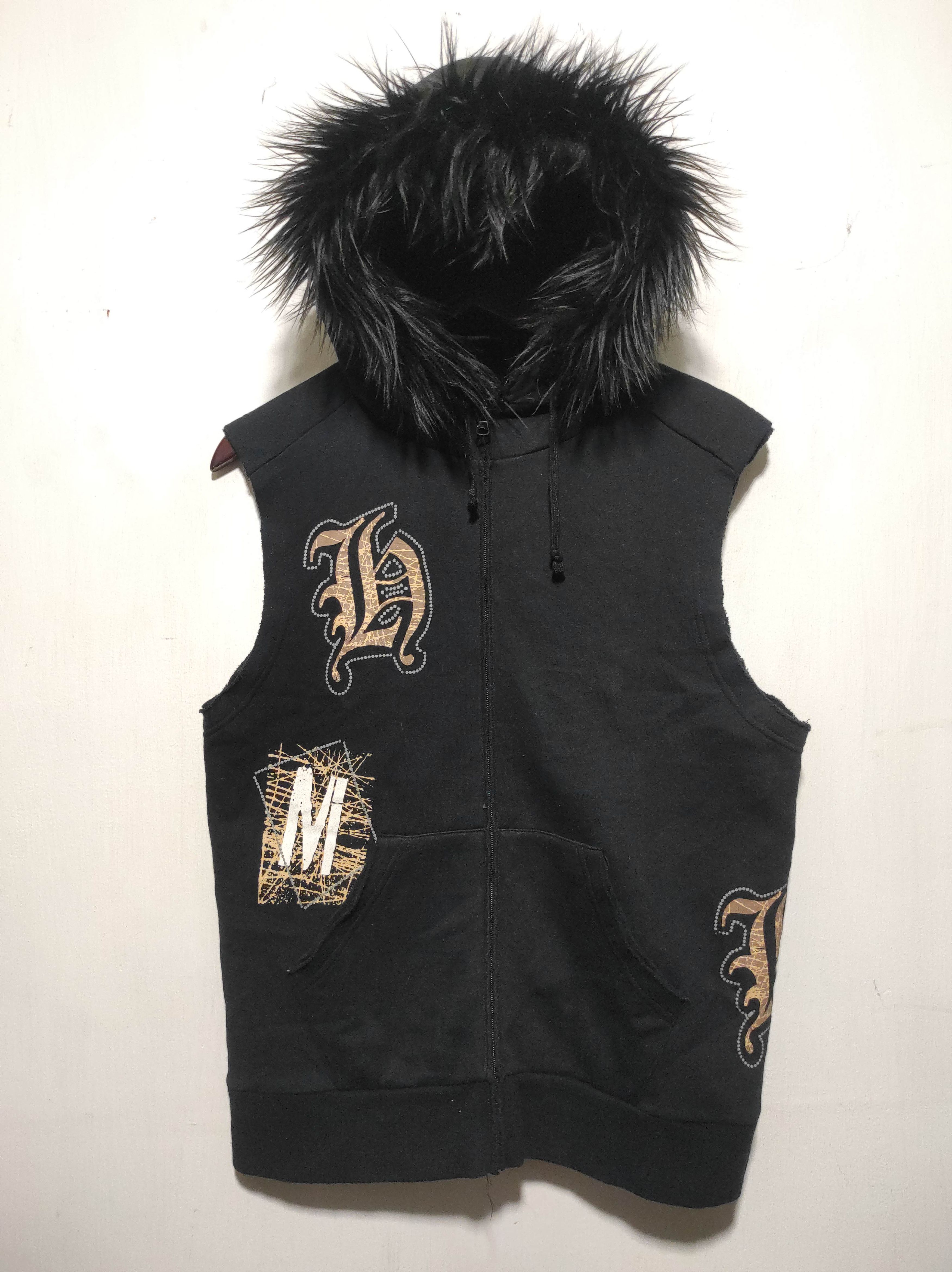 Hysteric Glamour Hammered Zip Fur Hoodie i6w9 LGB style Size US M / EU 48-50 / 2 - 2 Thumbnail