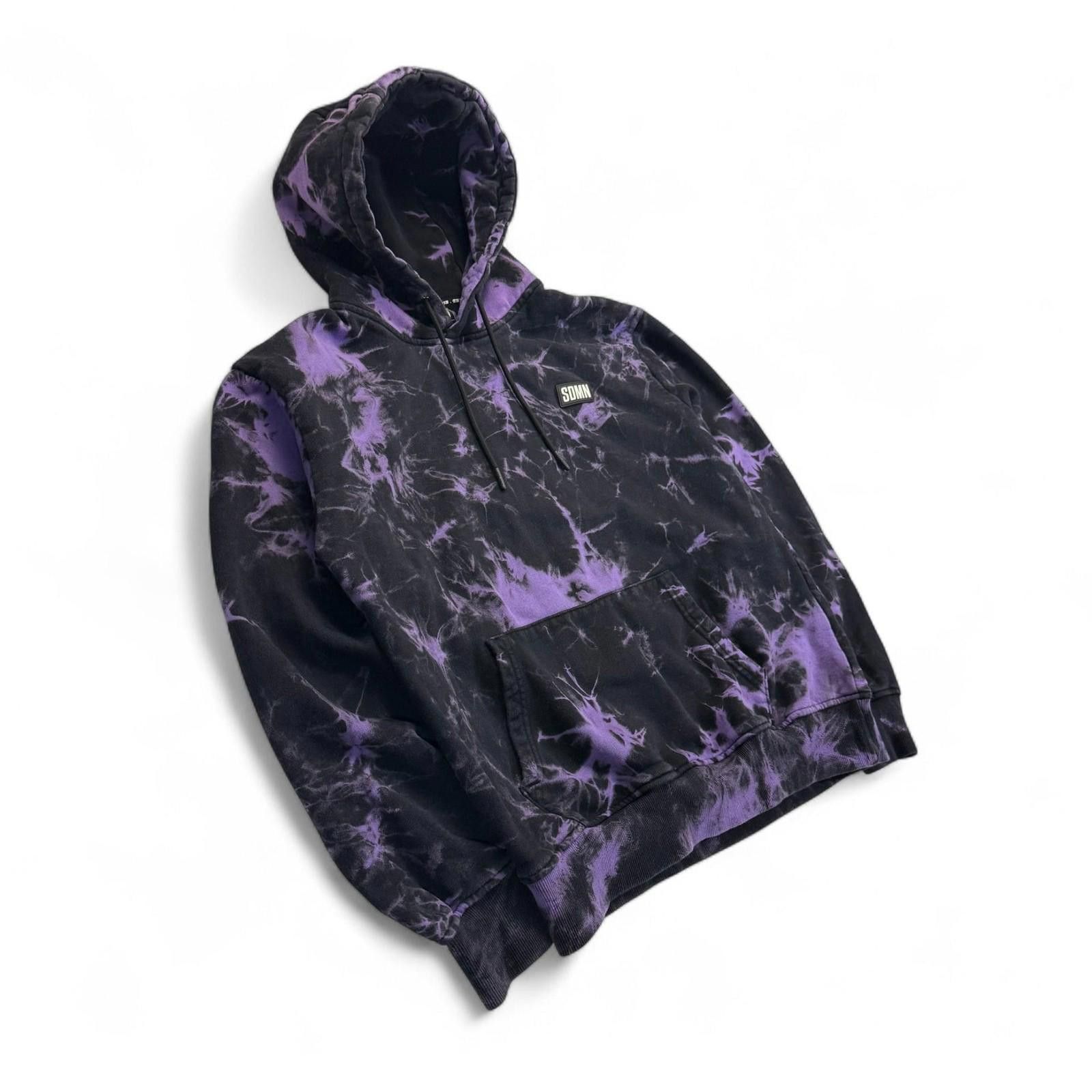 Designer SDMN Sidemen Purple Tie-Dye Pullover Hoodie [Size Small] Size S / US 4 / IT 40 - 4 Thumbnail