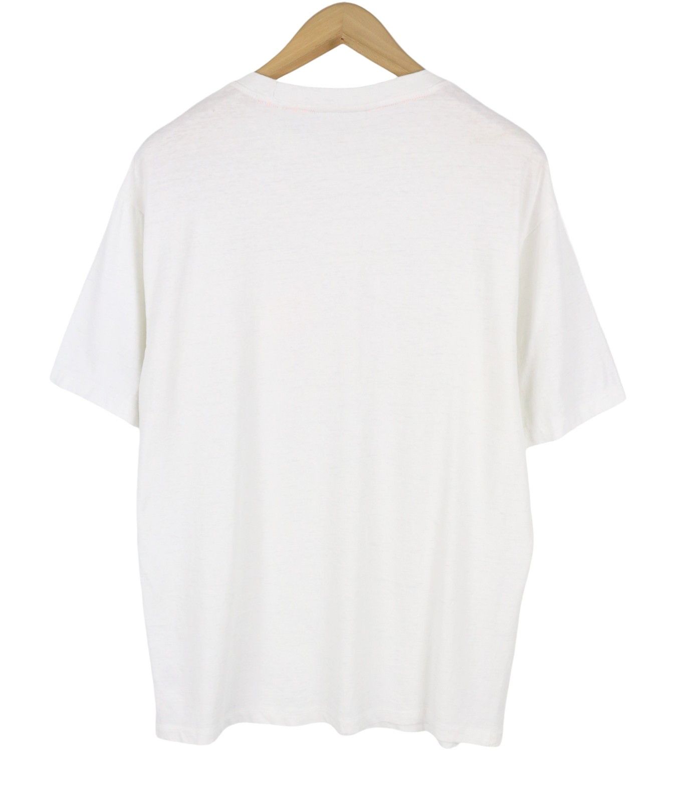 Scotch & Soda M White Linen Blend Crew Neck Tricot Short Sleeve 91043 Size US M / EU 48-50 / 2 - 4 Thumbnail