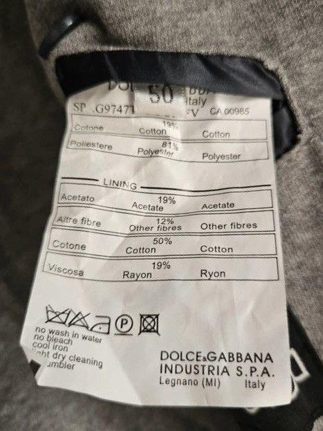 Dolce & Gabbana Dolce & Gabbana Jacket Navy Nylon New With Tags Size US M / EU 48-50 / 2 - 5 Thumbnail