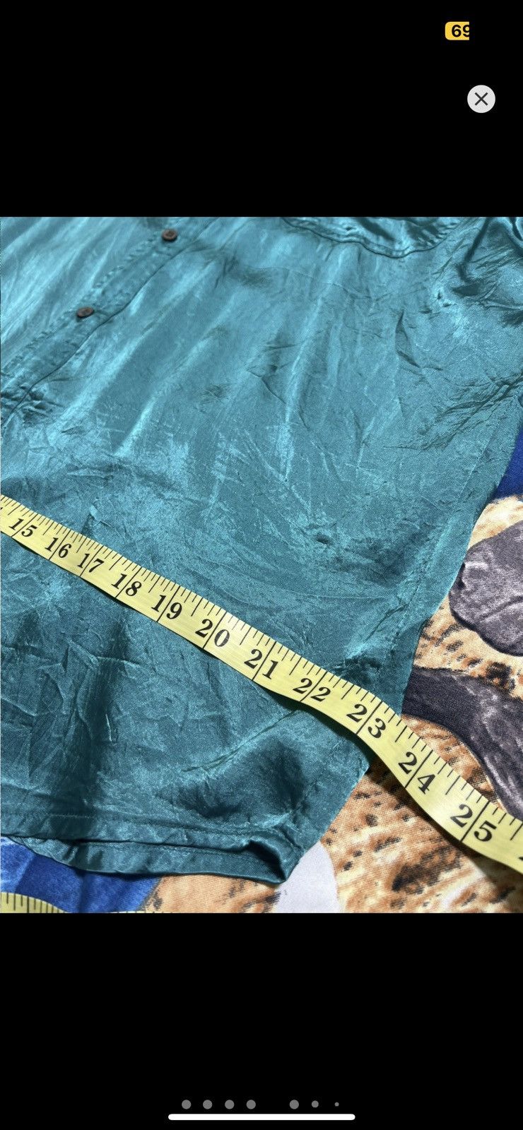 Vintage ***FINAL DROP***RARE 80s ACETATE SHINY BUTTON UP SHIRT L-XL Size US L / EU 52-54 / 3 - 5 Thumbnail