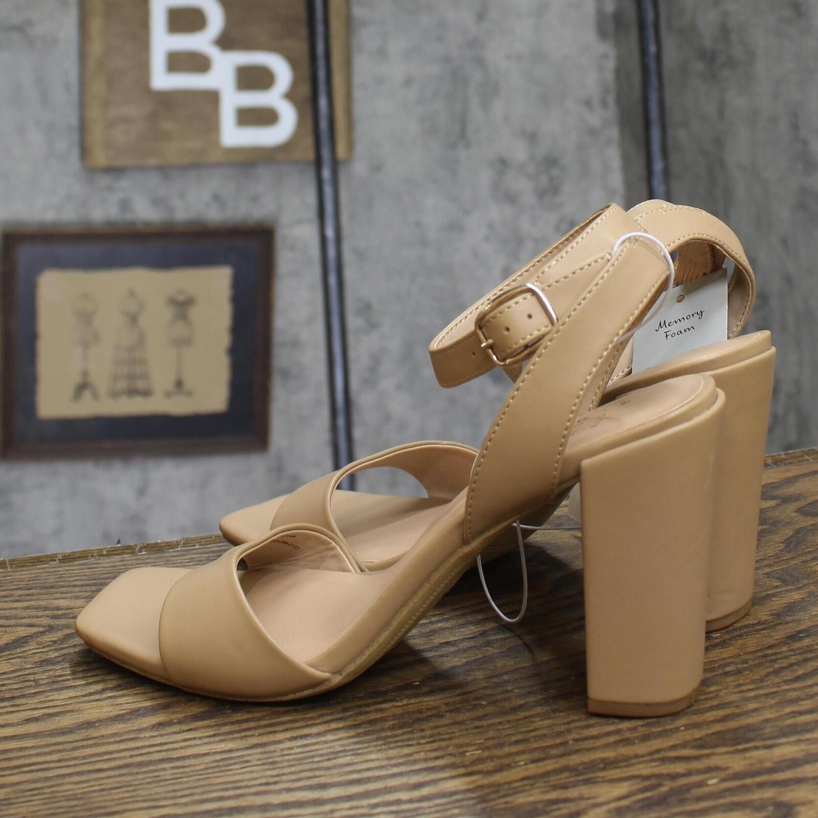 Other A New Day Womens Block Sal Heels 83821287 Tan Brown 10m Size US 10 / IT 40 - 2 Thumbnail