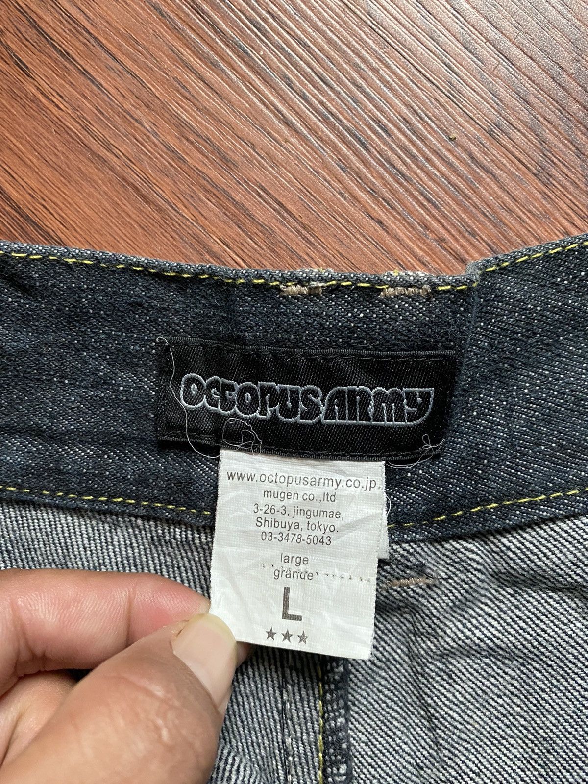 Japanese Brand Octopus Army Jeans Size US 34 / EU 50 - 4 Thumbnail