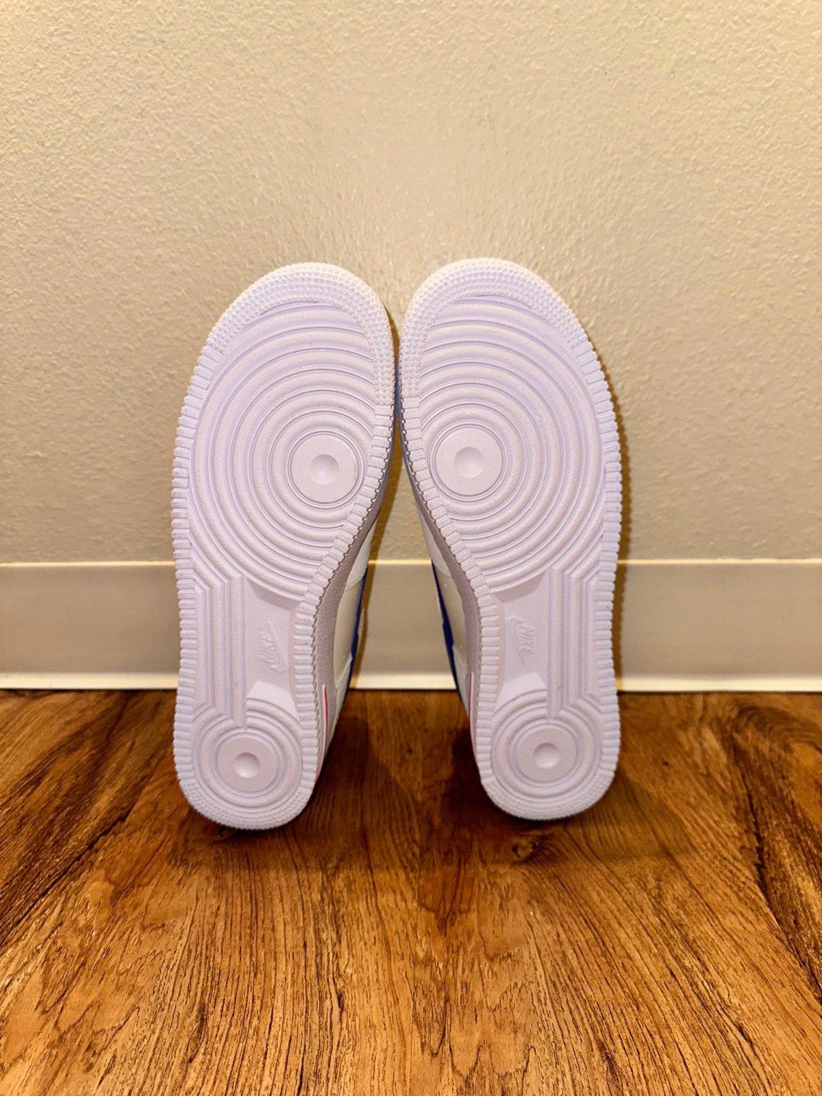 Nike Nike Air Force 1 Low '07 LV8 Coconut Milk Hyper Royal Size US 12.5 / EU 45-46 - 5 Thumbnail
