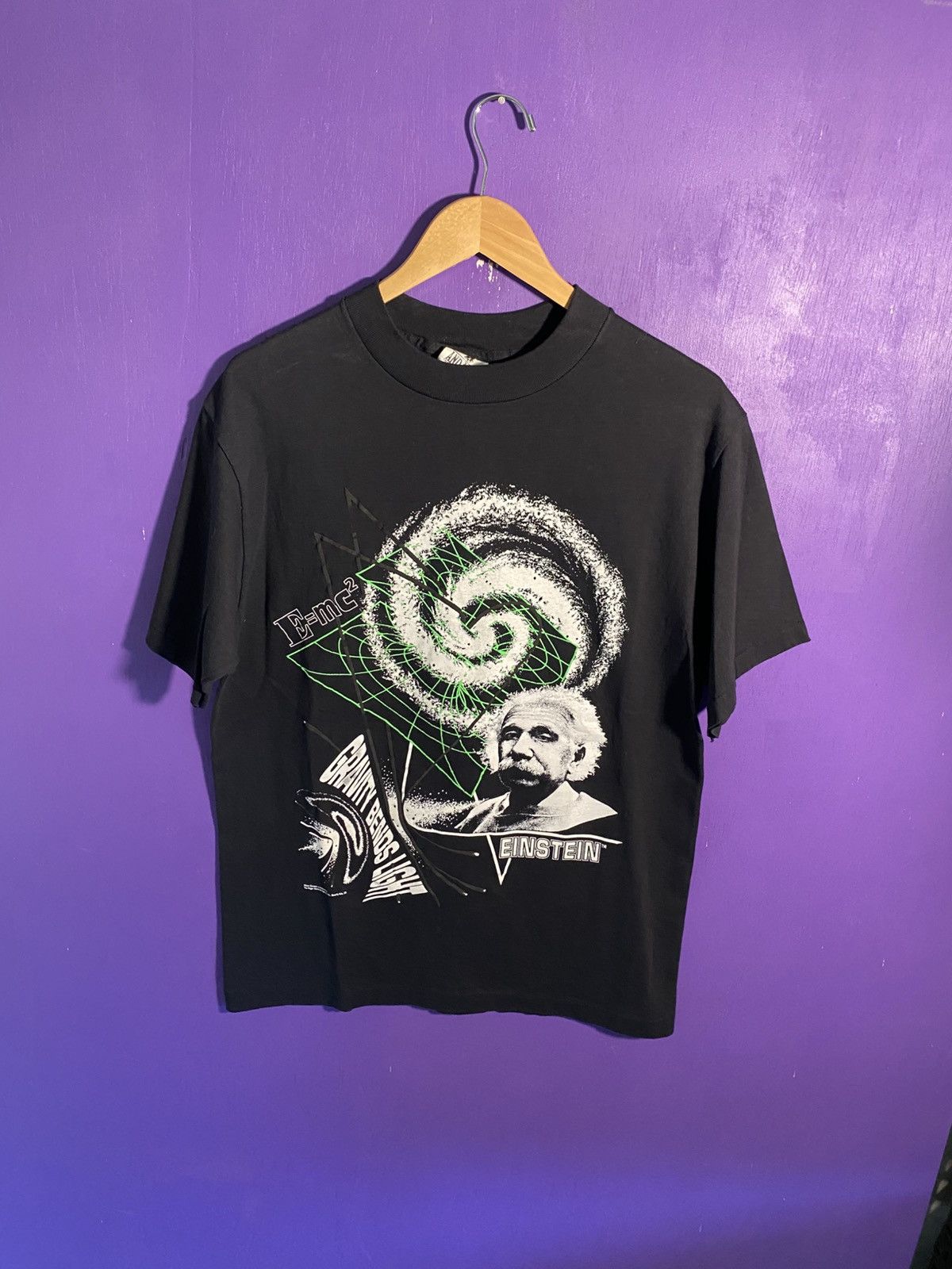 Other Vintage 90s Einstein gravity bends light art tee Size US L / EU 52-54 / 3 - 1 Thumbnail