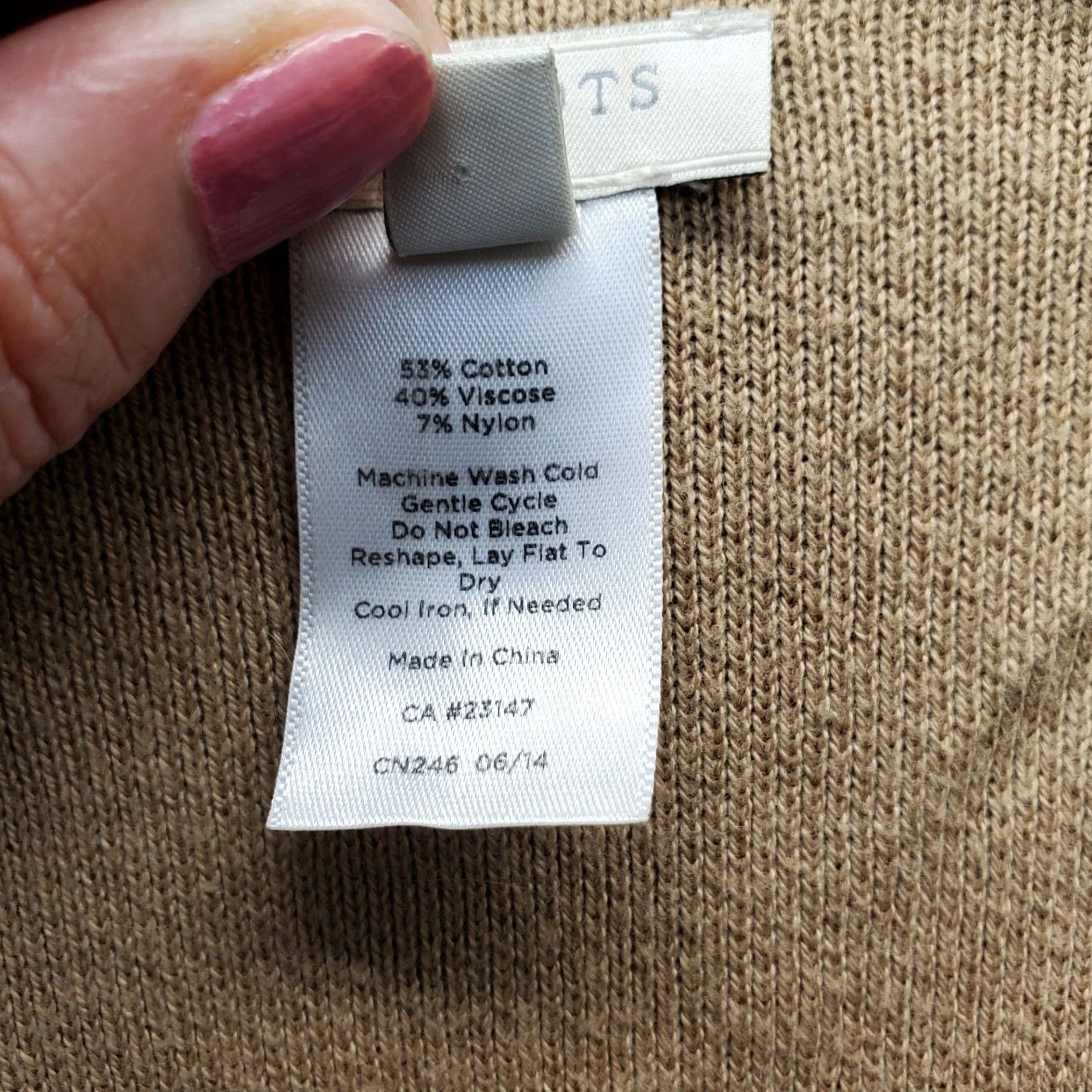 Talbots Talbots Cardigan Womens One Size Multicolor Knit Sleeveless Open Front Colorblock Casual Fall Winter Size ONE SIZE - 7 Thumbnail