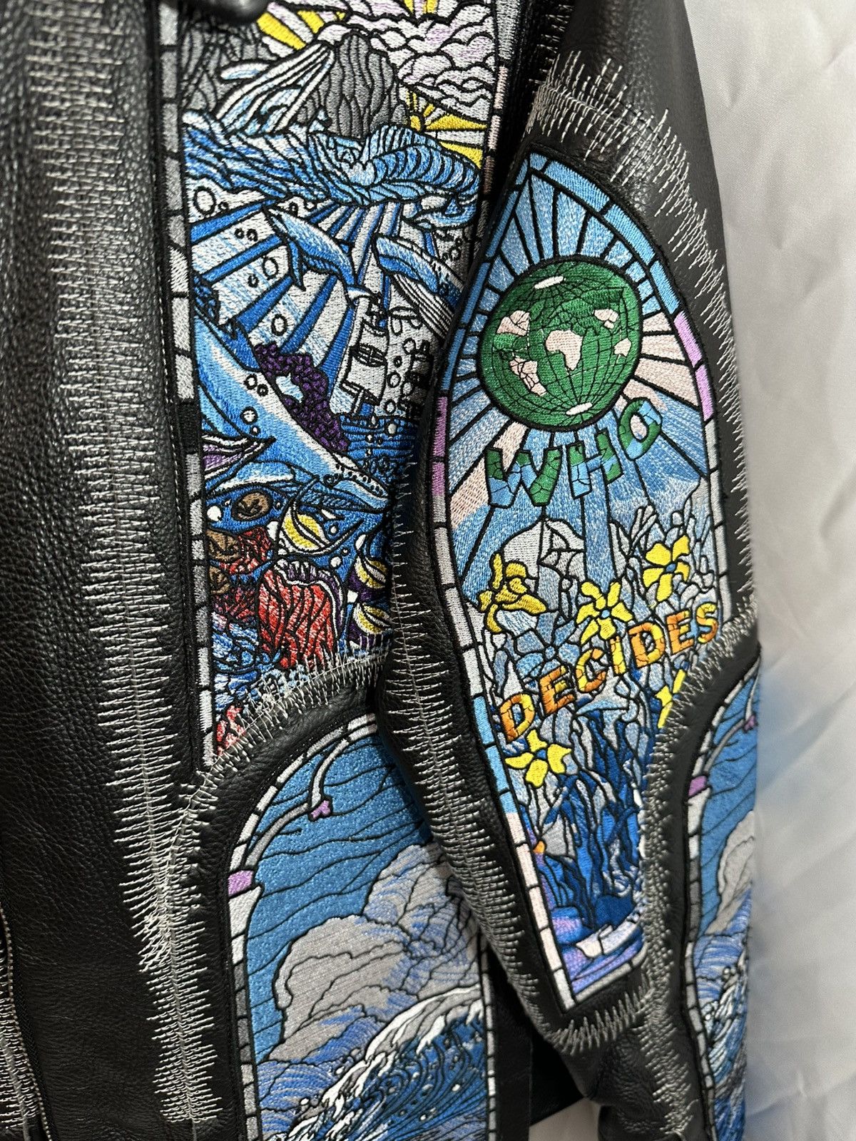 Who Decides War Who Decides War Limited Leather Jacket Size US XS / EU 42 / 0 - 6 Thumbnail