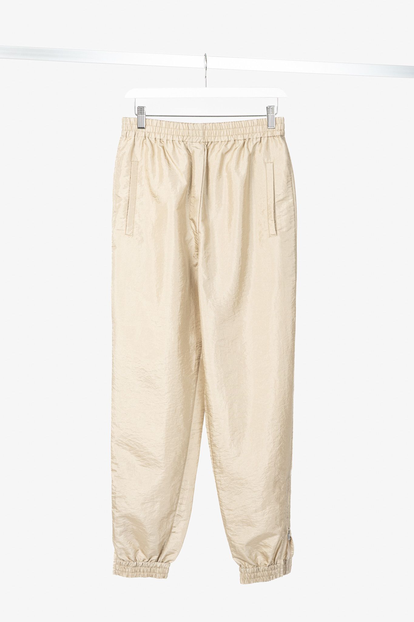 Tibi Tibi Kat Desert Sand Crispy Nylon Jogger Size 28" / US 6 / IT 42 - 1 Thumbnail