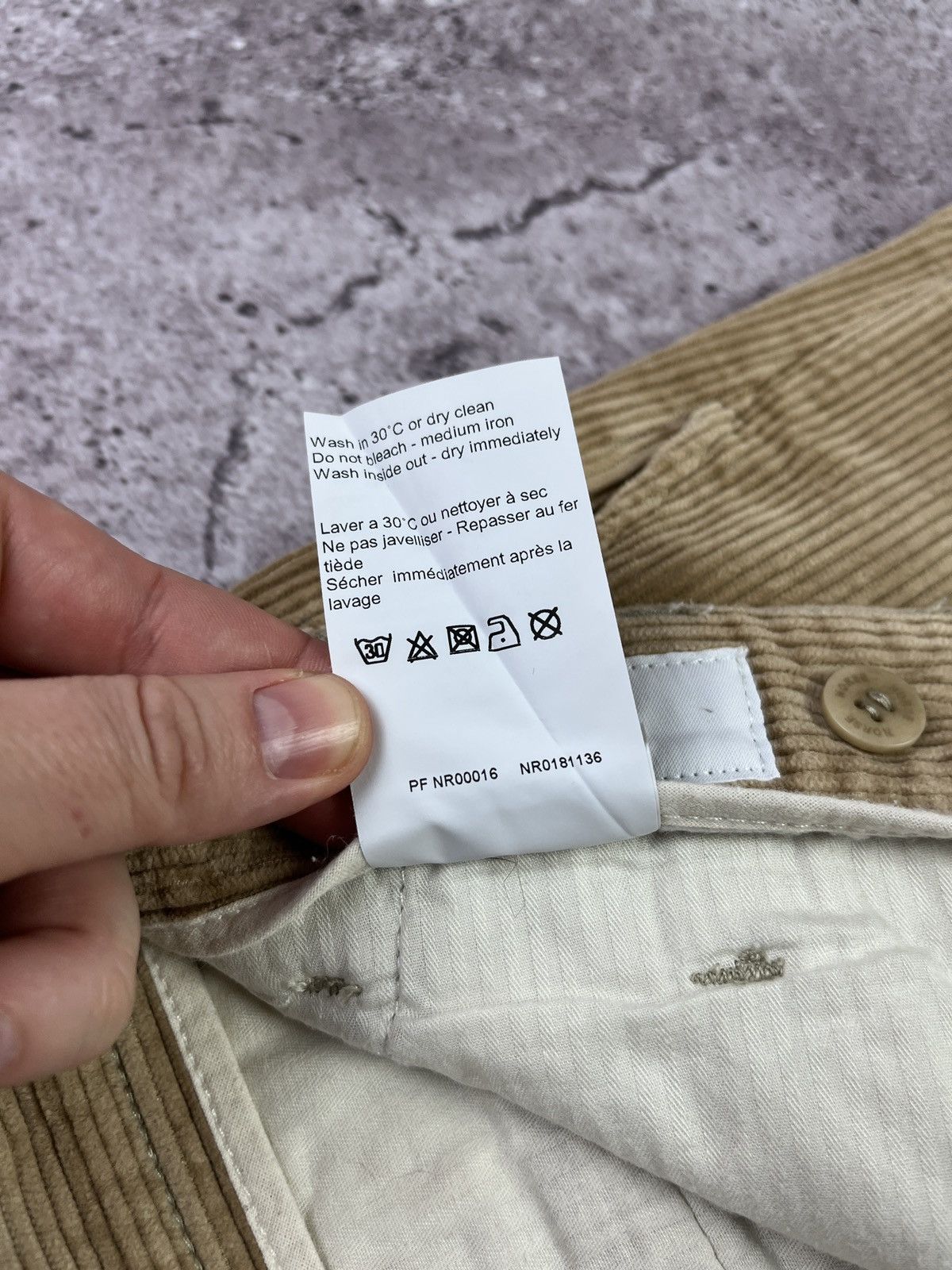Norse Projects Aros Corduroy Shorts Beige Minimalist Chino Italy Size US 32 / EU 48 - 9 Thumbnail