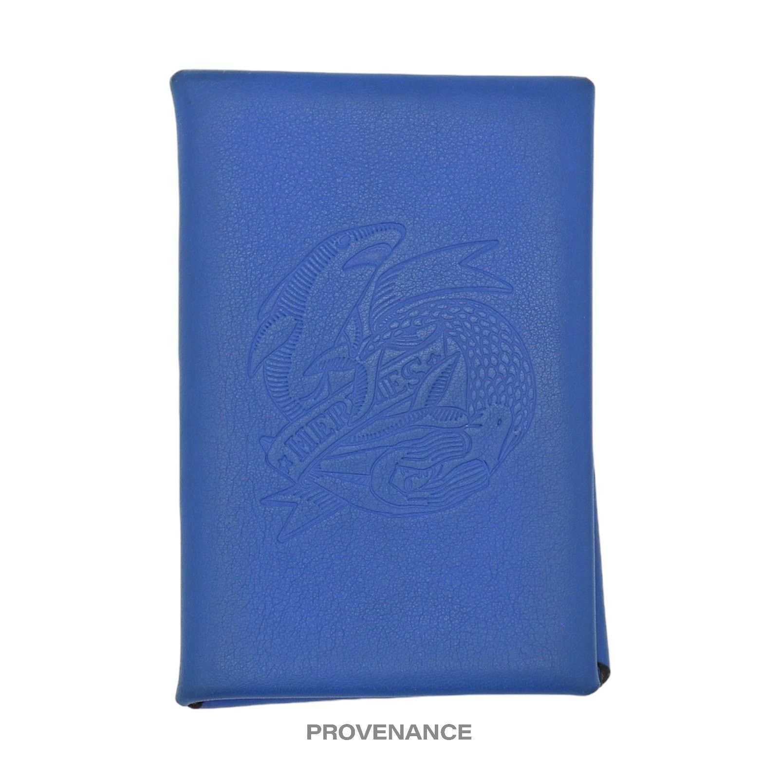 Hermes 🔴 Hermès Sailor Tattoo Calvi Card Wallet - Blue/Grey Size ONE SIZE - 2 Thumbnail