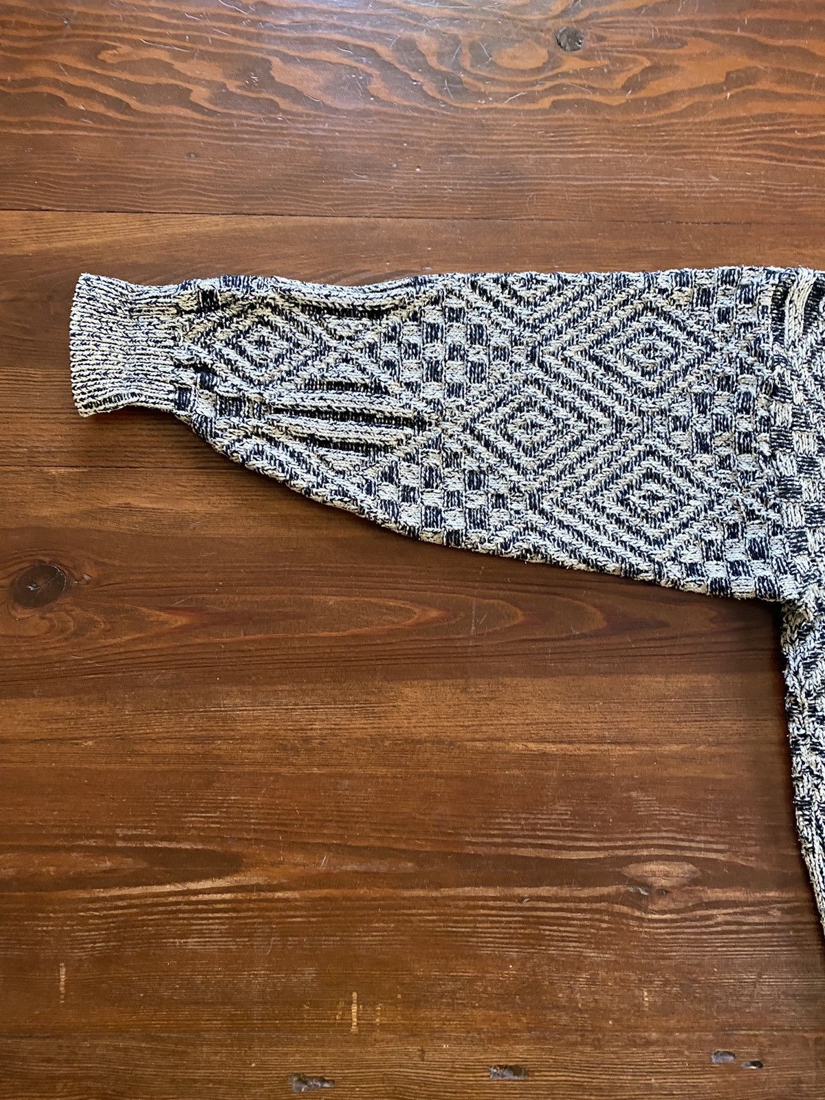 John Ashford Vintage 90’s John Ashford Diamond Pattern Knit Sweater Size US S / EU 44-46 / 1 - 14 Thumbnail